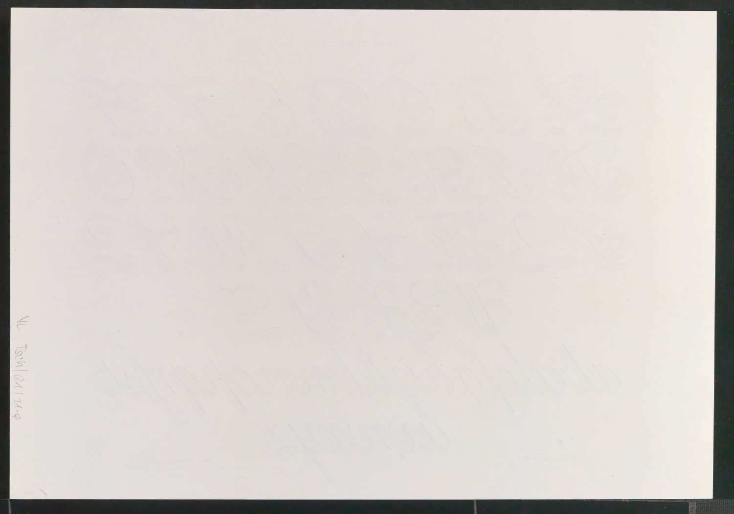Vorarbeiten, Notizen und Entwürfe von Illustrationen für Meisterbuch der Schrift — Blatt 12