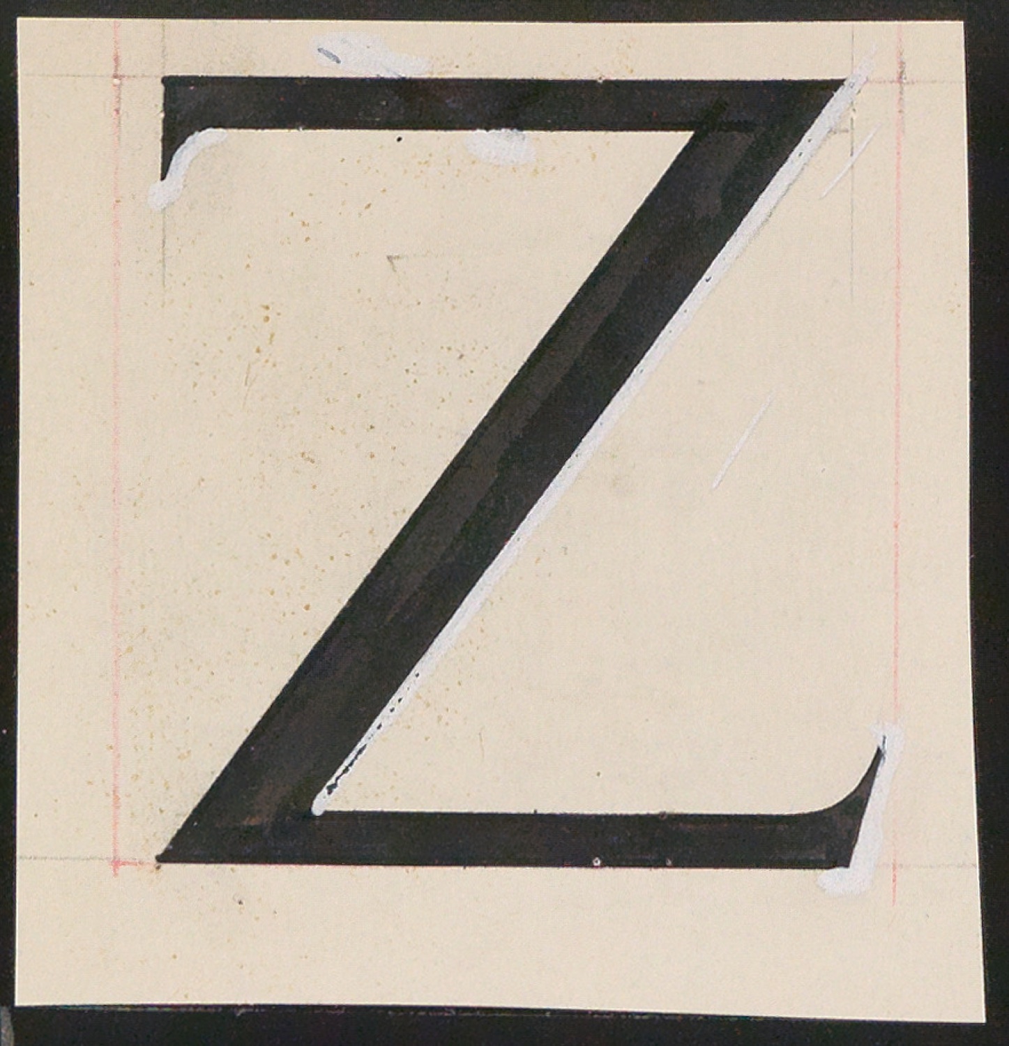 Vorarbeiten, Notizen und Entwürfe von Illustrationen für Meisterbuch der Schrift — Blatt 17