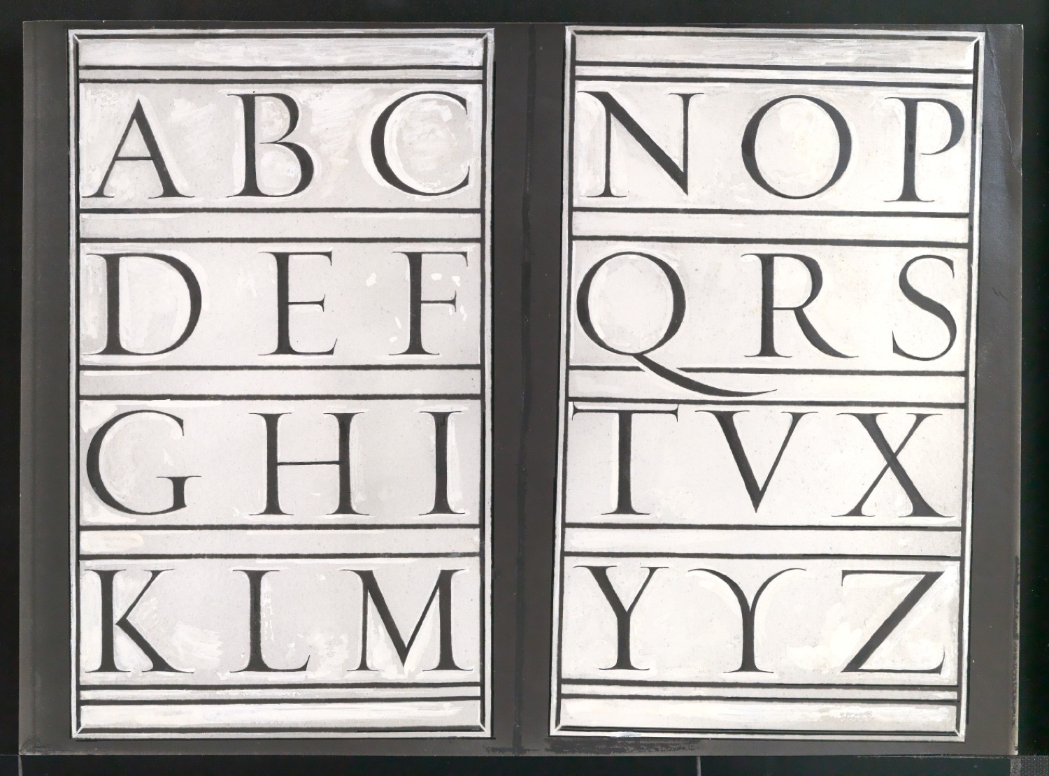 Korrigierte Fotokopien von Illustrationen für Meisterbuch der Schrift — Blatt 15