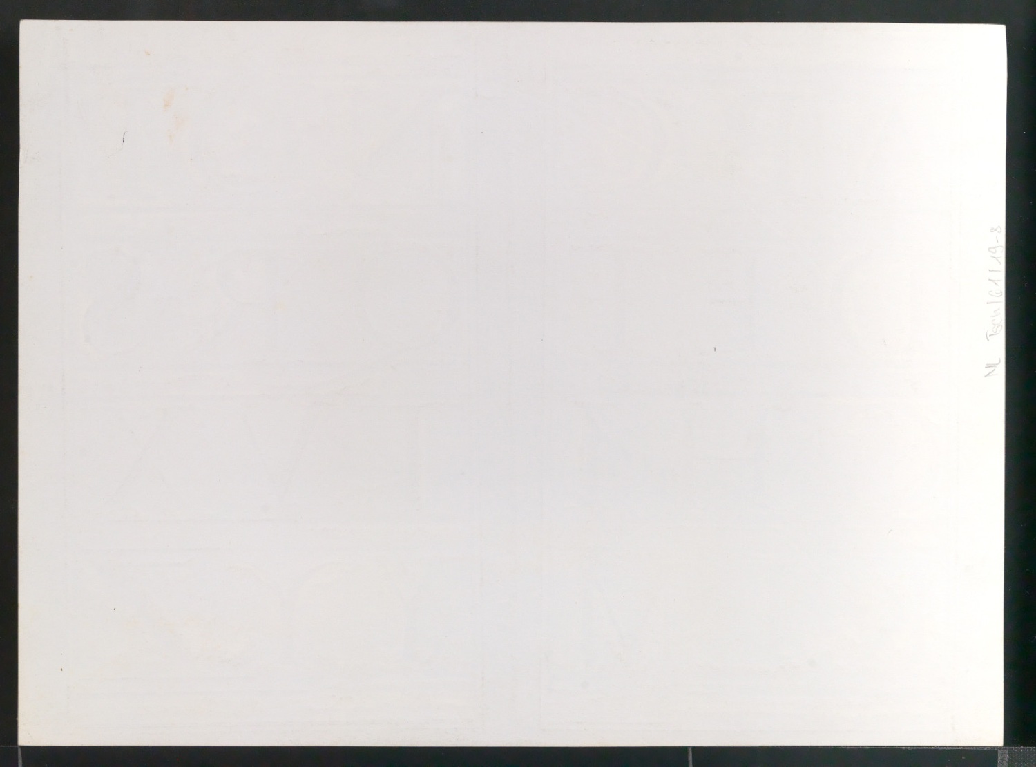 Korrigierte Fotokopien von Illustrationen für Meisterbuch der Schrift — Blatt 16