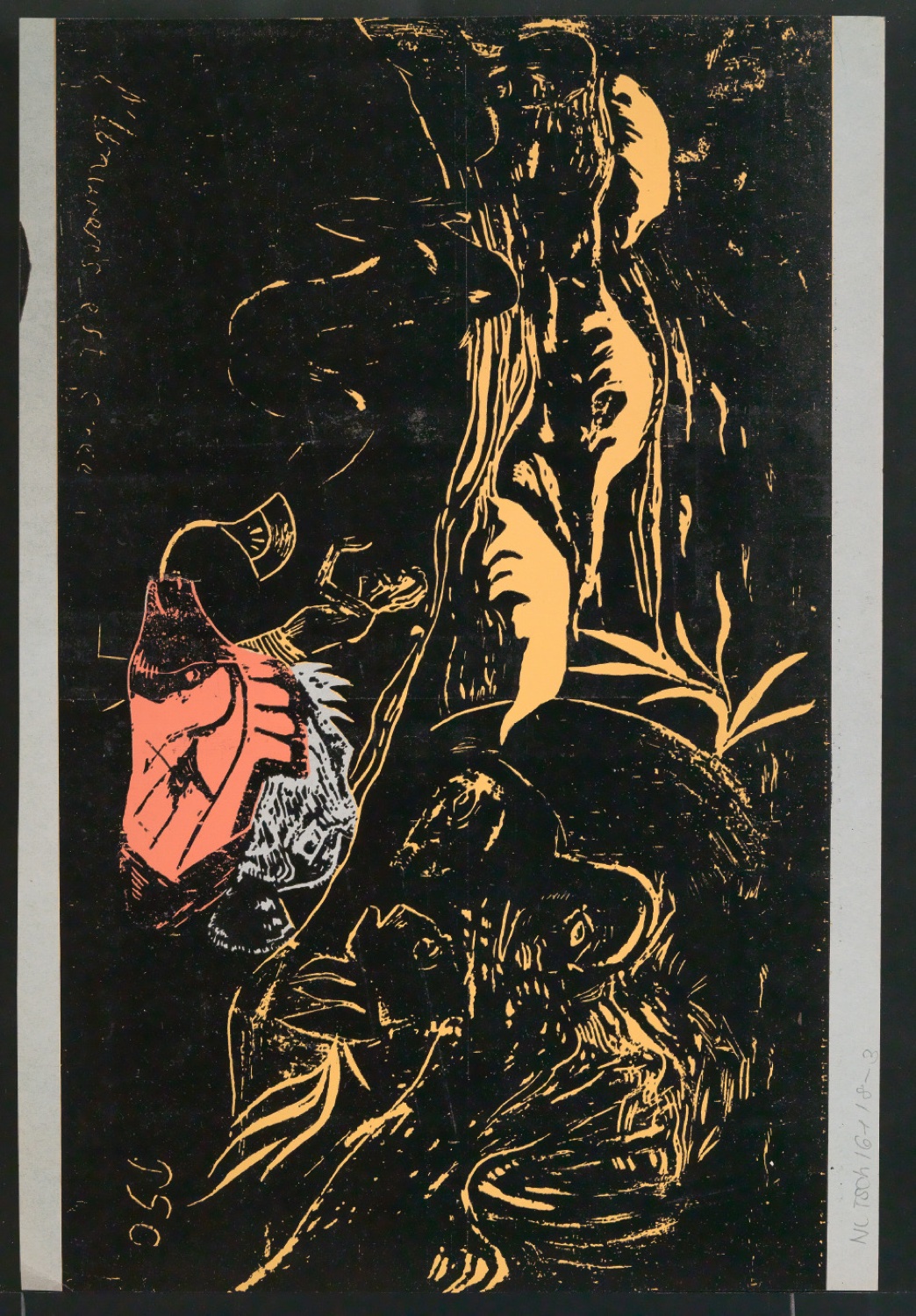 Retuschierte negative Klischeevorlagen von Illustrationen für Meisterbuch der Schrift — Blatt 6