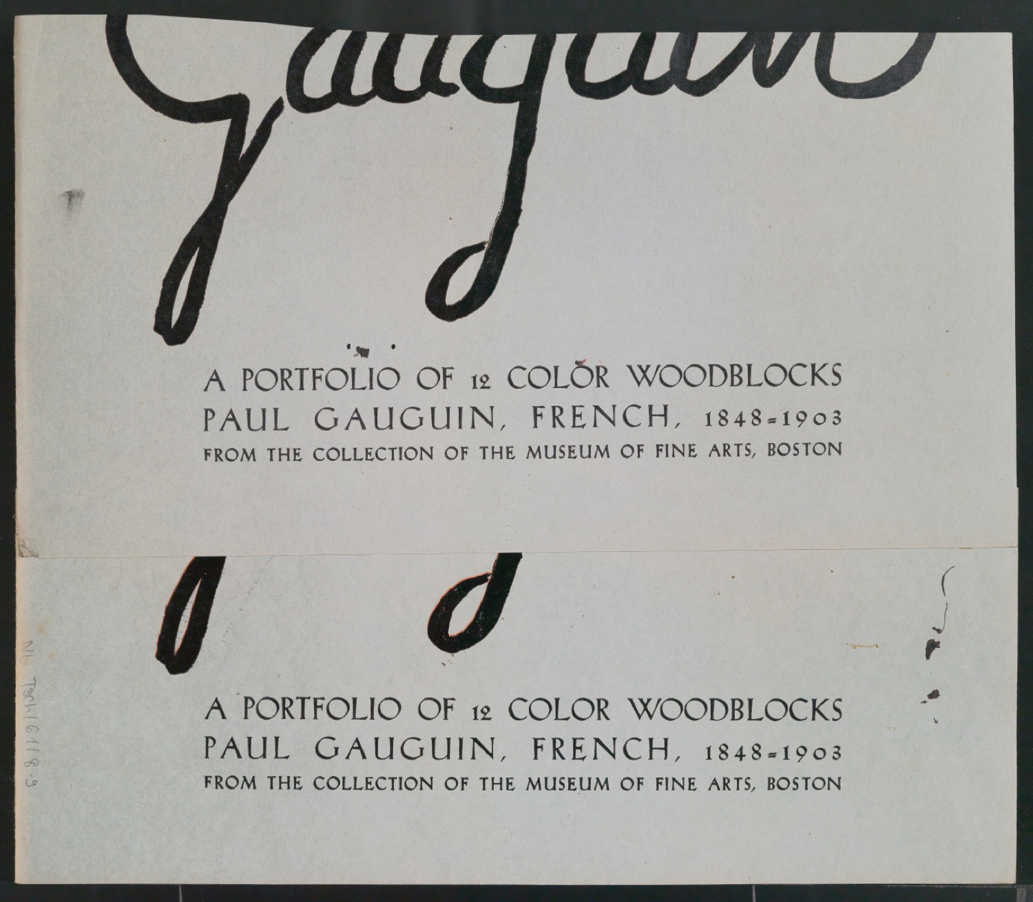 Retuschierte negative Klischeevorlagen von Illustrationen für Meisterbuch der Schrift — Blatt 18