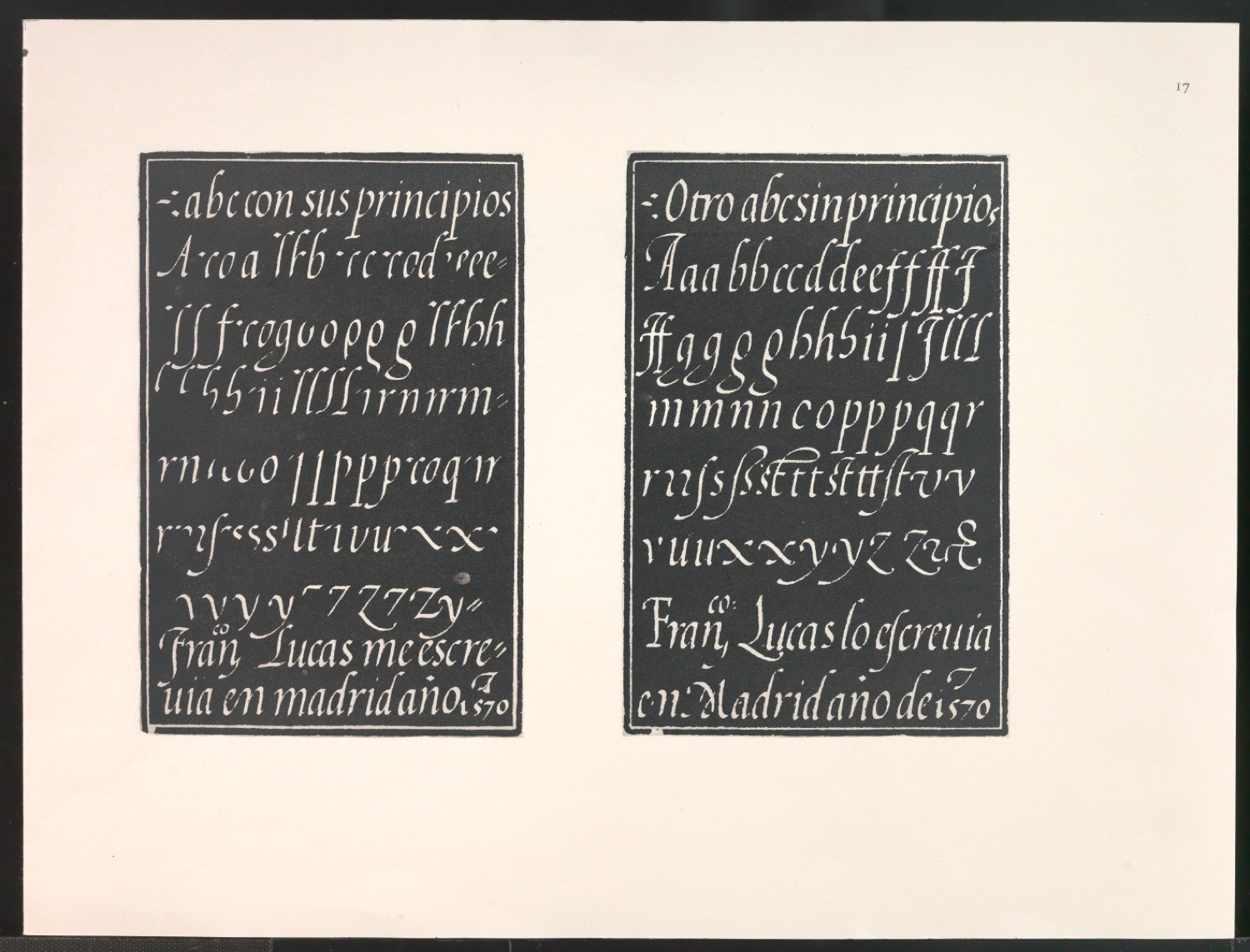 Blattsammlung zum Meisterbuch der Schrift — Blatt 1