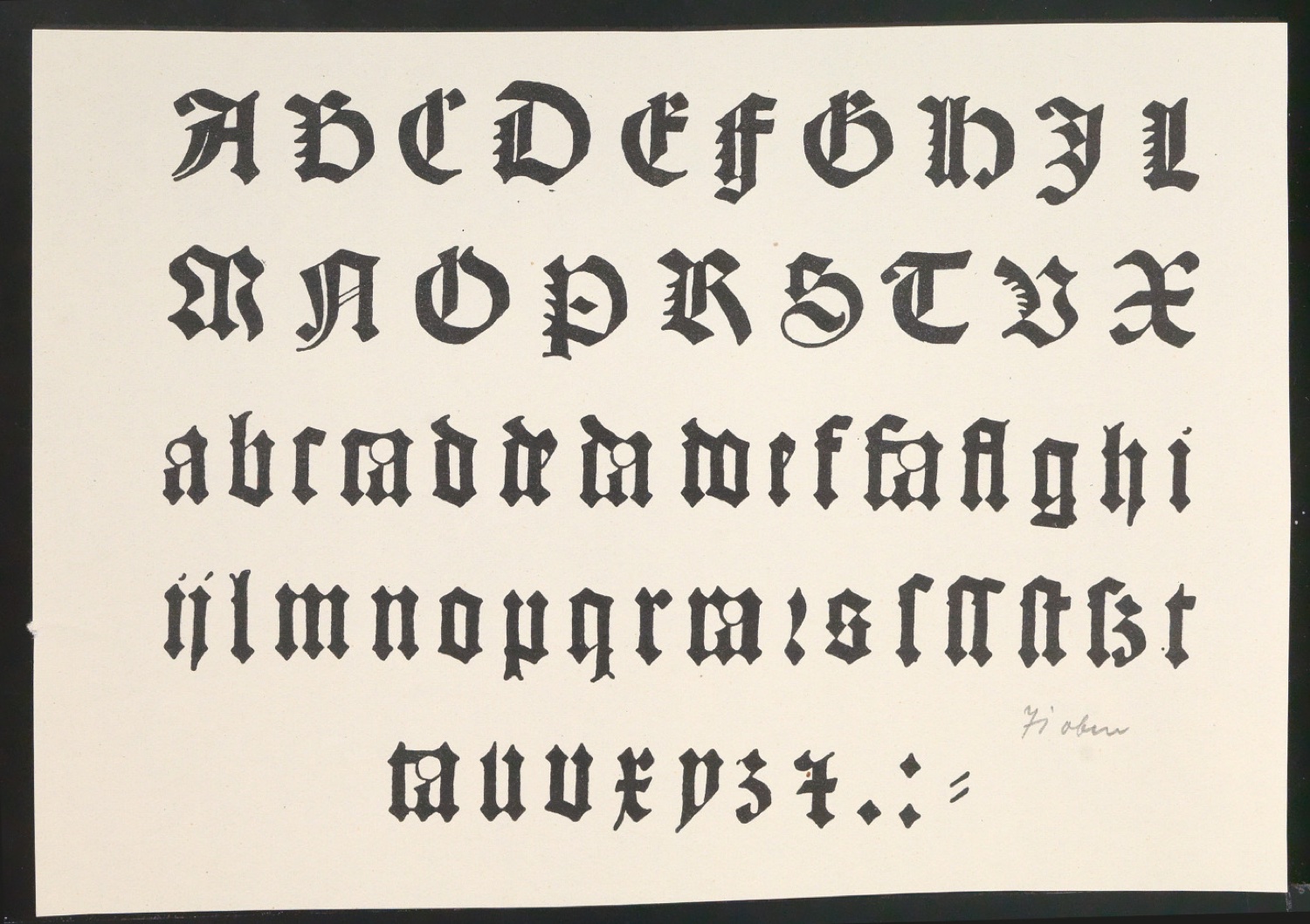 Blattsammlung zum Meisterbuch der Schrift — Blatt 71