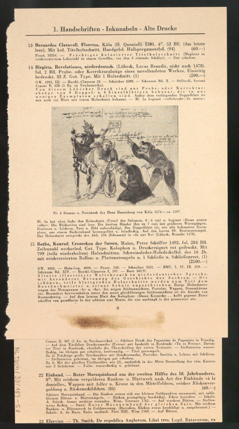 Blattsammlung zum Meisterbuch der Schrift — Blatt 114