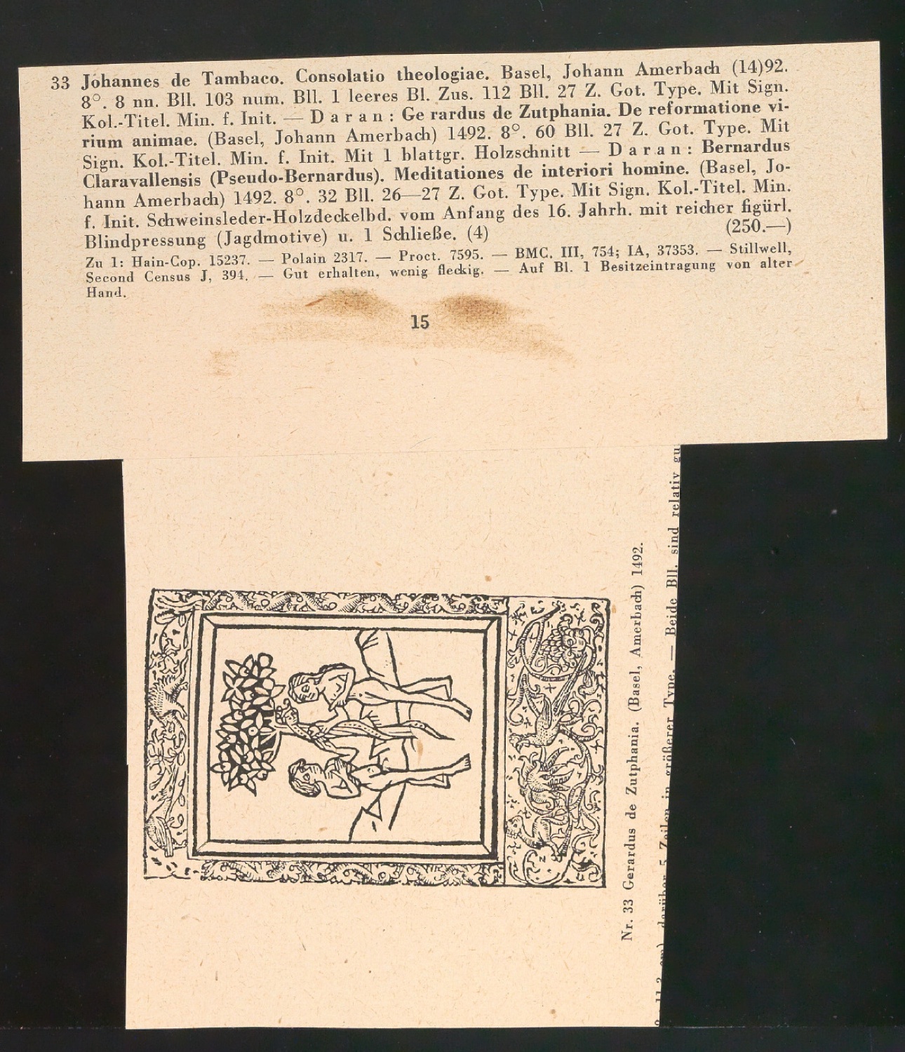 Blattsammlung zum Meisterbuch der Schrift — Blatt 115