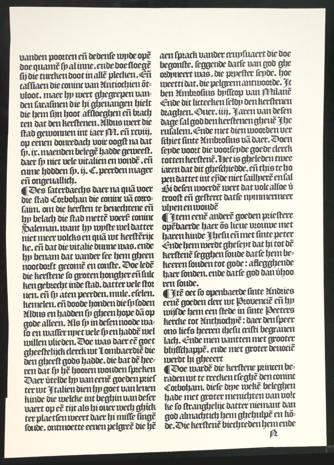 Probedrucke von Bildtafeln für Meisterbuch der Schrift — Blatt 5