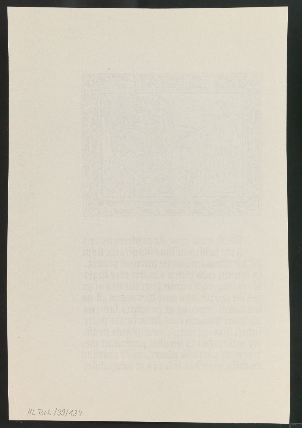 Probedrucke von Bildtafeln für Meisterbuch der Schrift — Blatt 12
