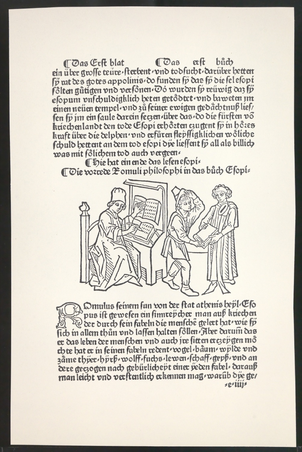 Probedrucke von Bildtafeln für Meisterbuch der Schrift — Blatt 15