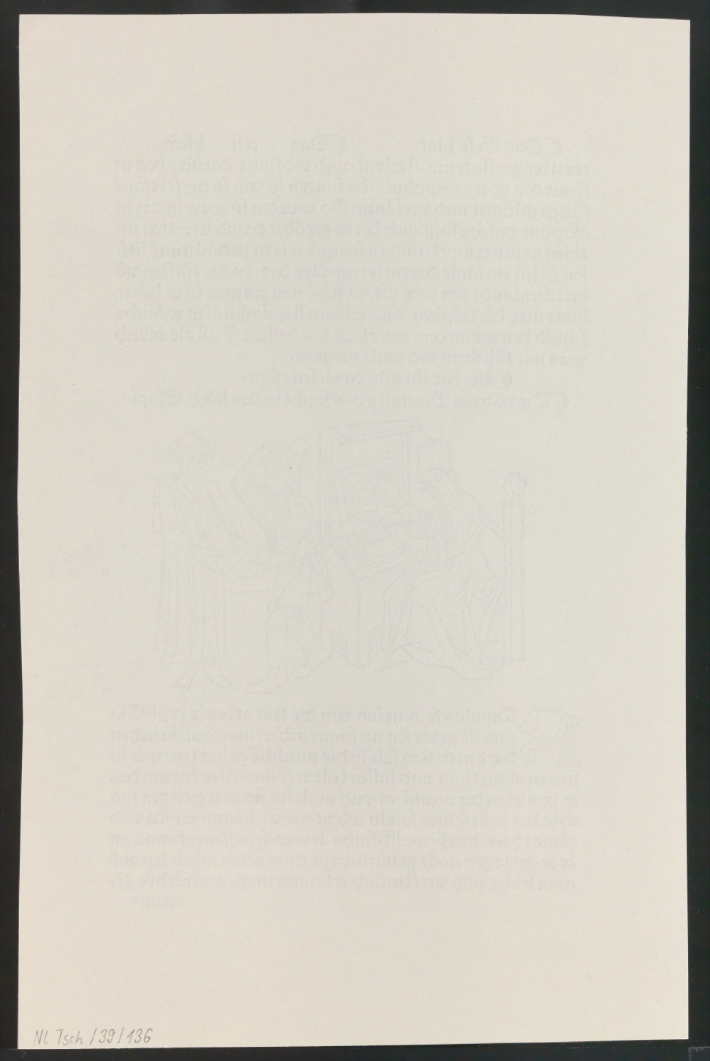 Probedrucke von Bildtafeln für Meisterbuch der Schrift — Blatt 16