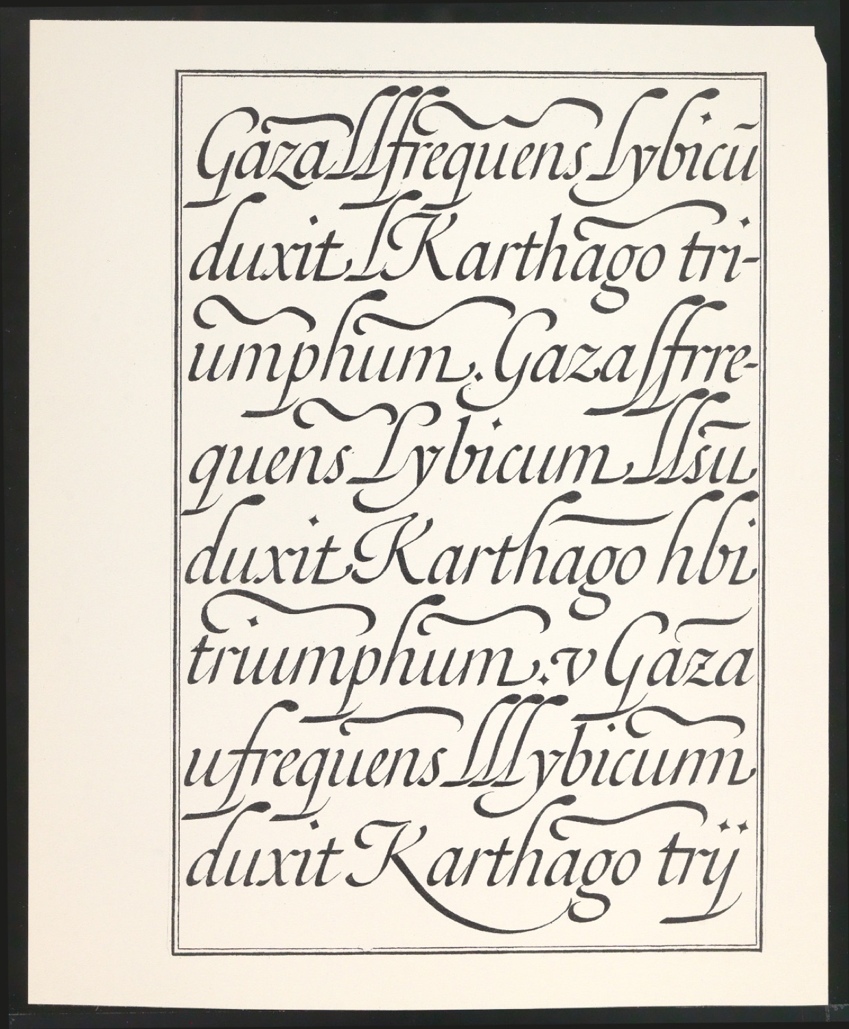 Probedrucke von Bildtafeln für Meisterbuch der Schrift — Blatt 25
