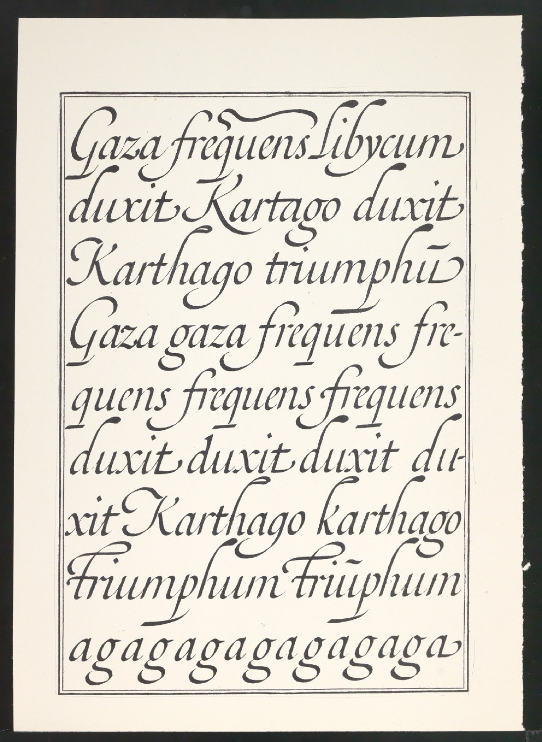 Probedrucke von Bildtafeln für Meisterbuch der Schrift — Blatt 29