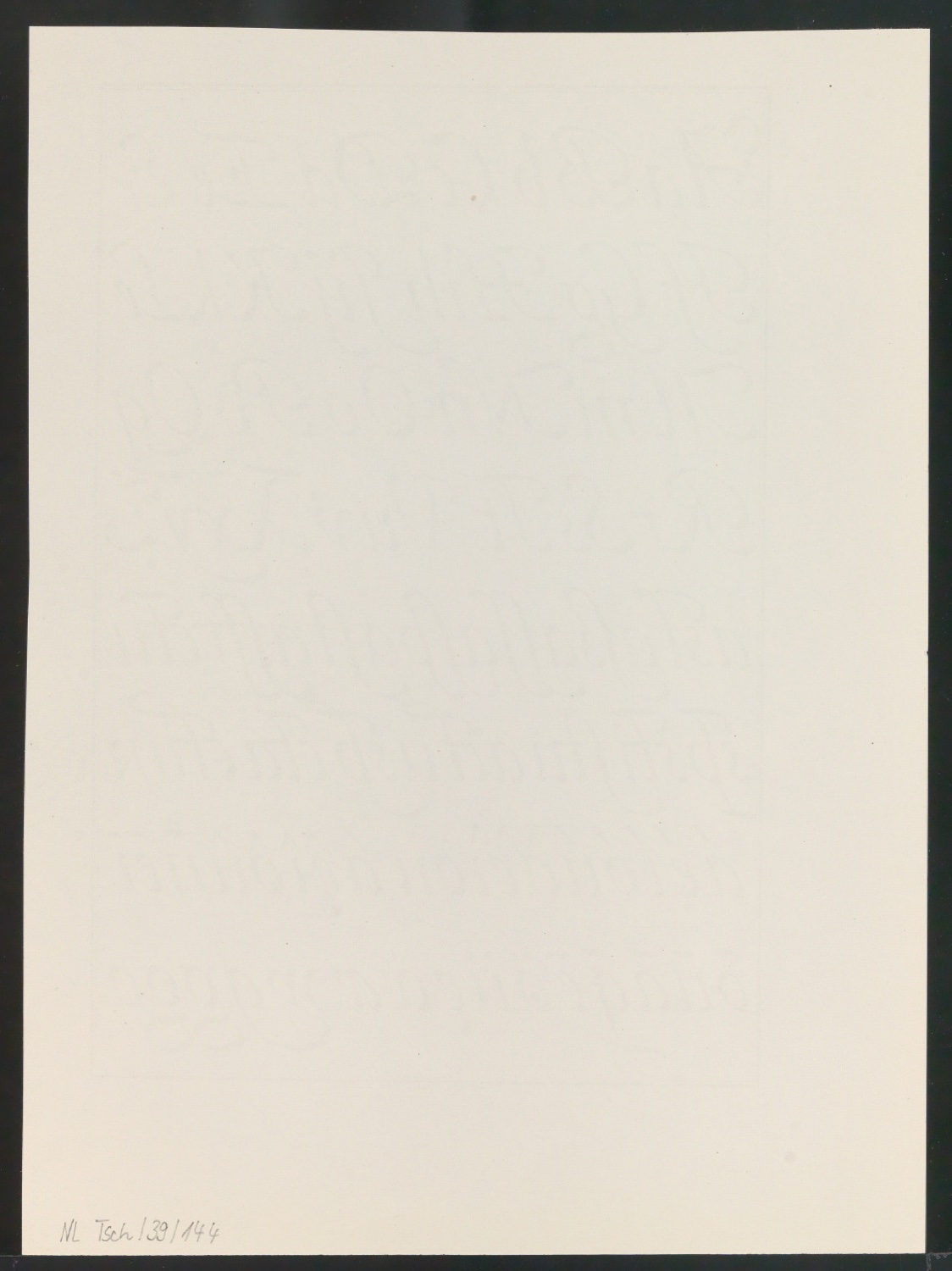 Probedrucke von Bildtafeln für Meisterbuch der Schrift — Blatt 32