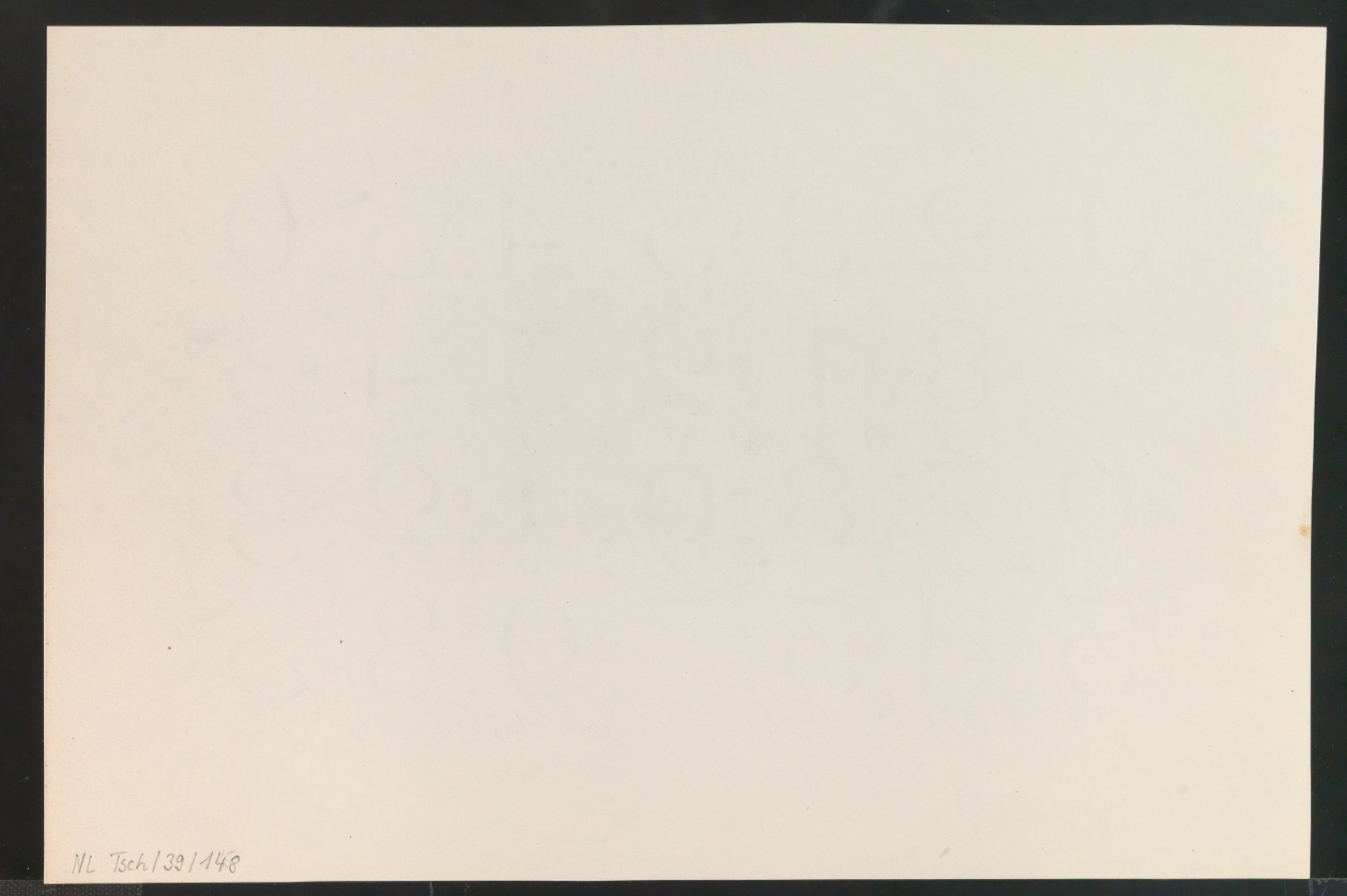 Probedrucke von Bildtafeln für Meisterbuch der Schrift — Blatt 40