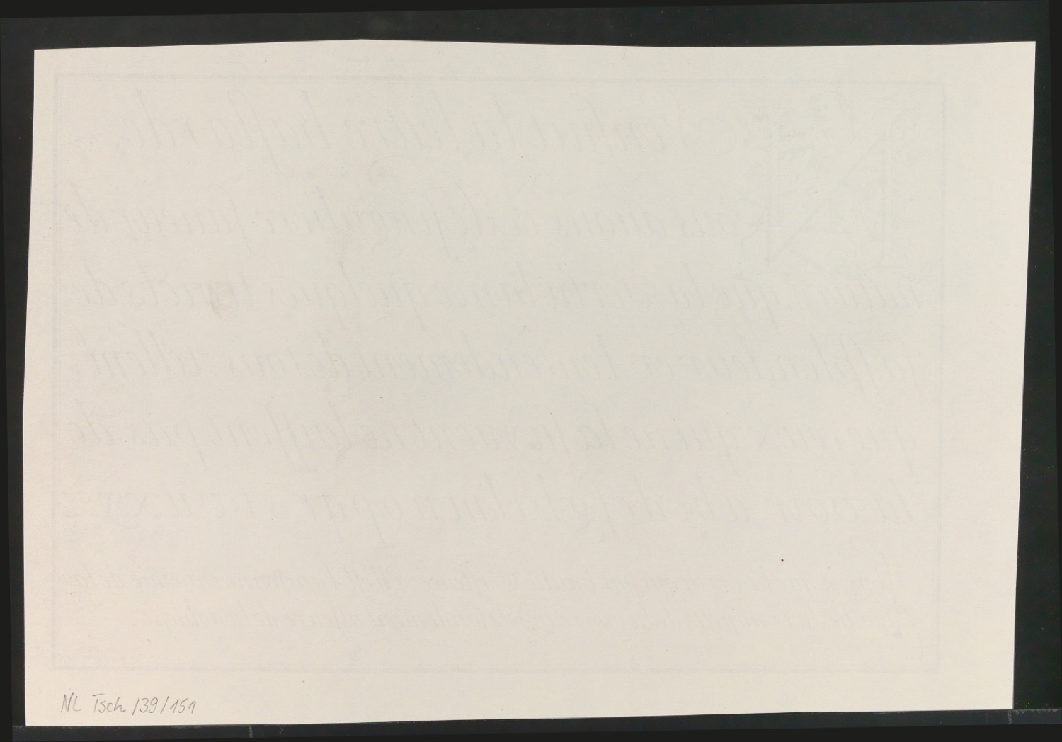 Probedrucke von Bildtafeln für Meisterbuch der Schrift — Blatt 46