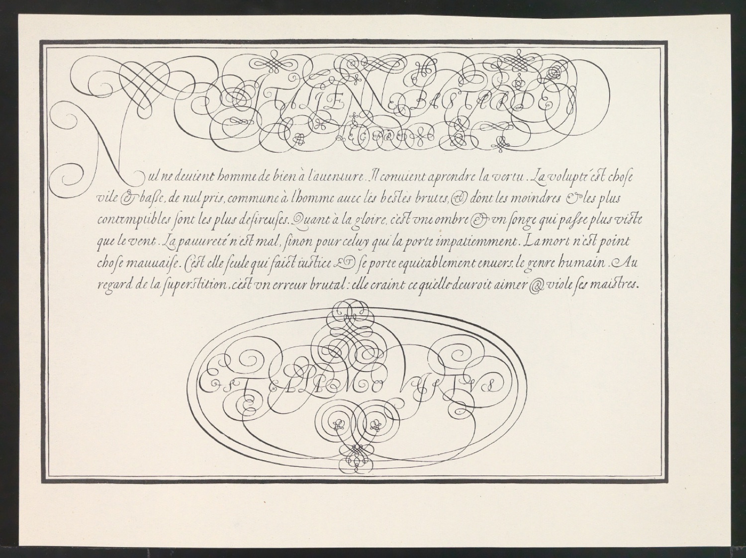 Probedrucke von Bildtafeln für Meisterbuch der Schrift — Blatt 49