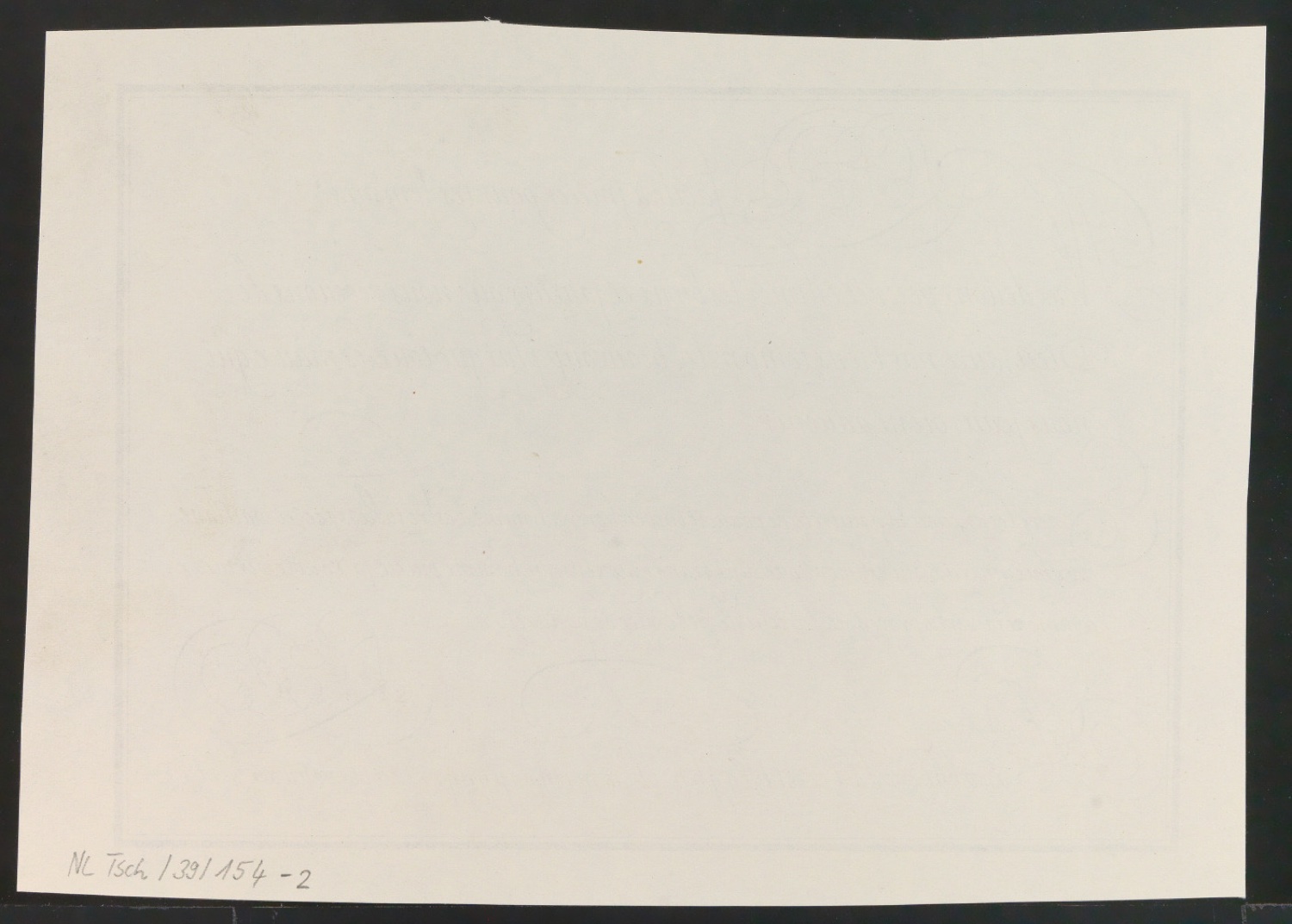 Probedrucke von Bildtafeln für Meisterbuch der Schrift — Blatt 52