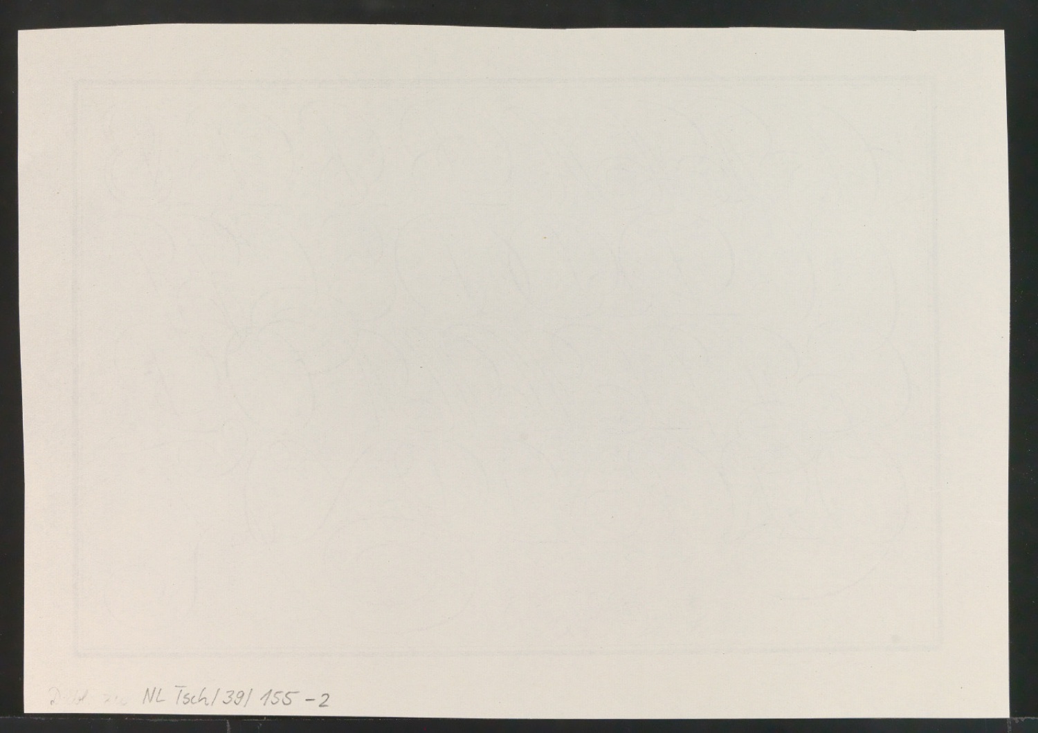 Probedrucke von Bildtafeln für Meisterbuch der Schrift — Blatt 58