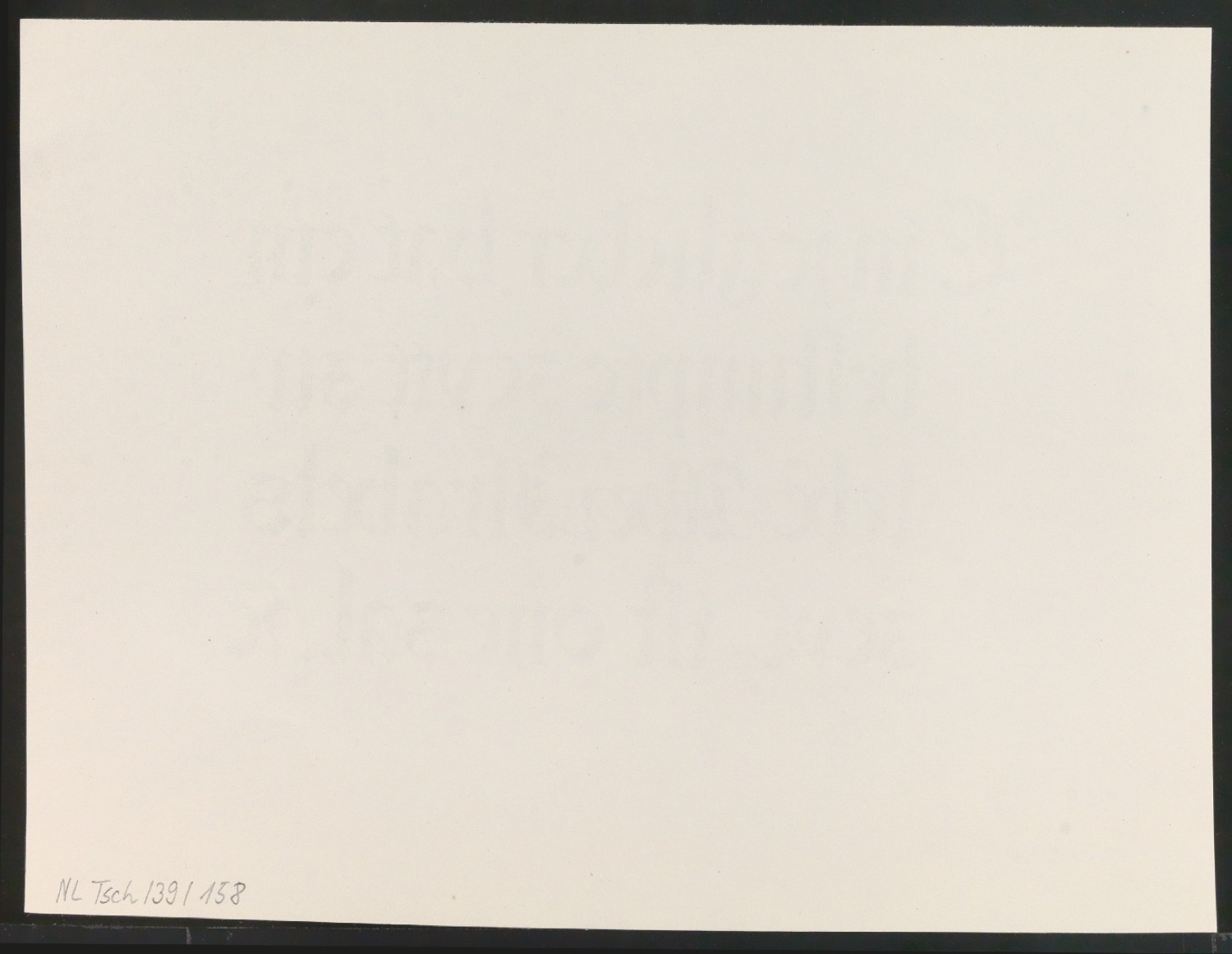 Probedrucke von Bildtafeln für Meisterbuch der Schrift — Blatt 64