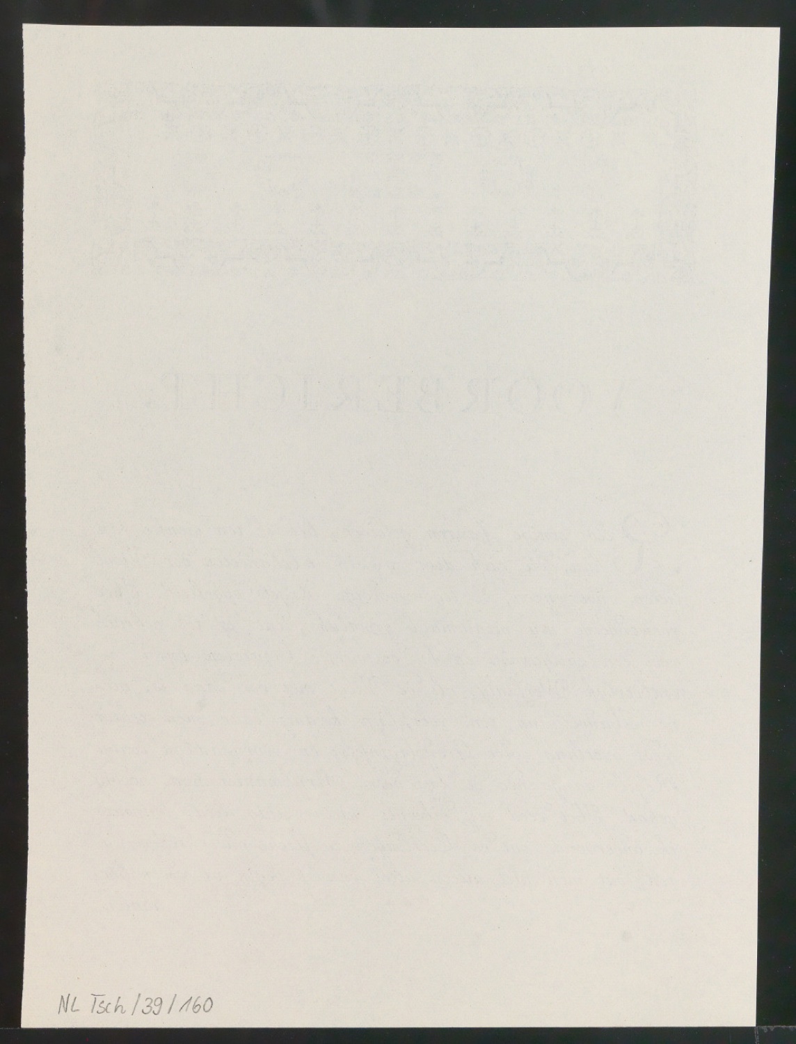 Probedrucke von Bildtafeln für Meisterbuch der Schrift — Blatt 68