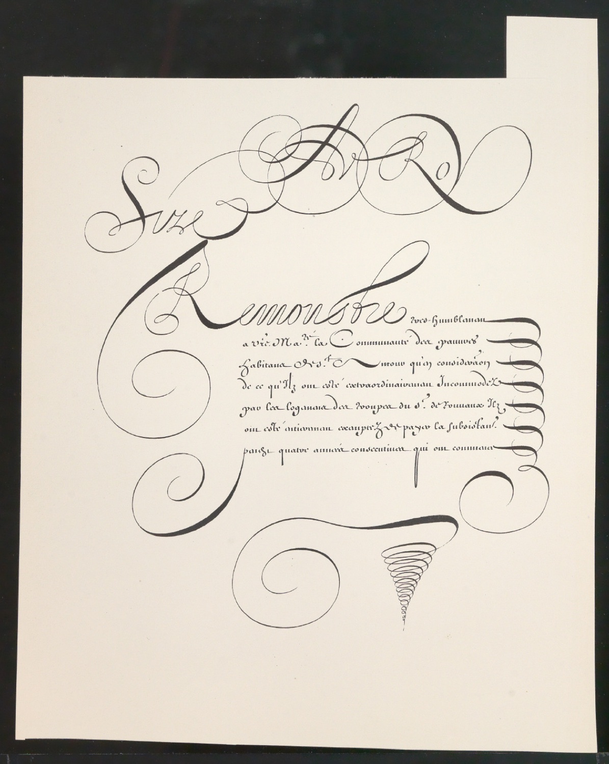Probedrucke von Bildtafeln für Meisterbuch der Schrift — Blatt 75