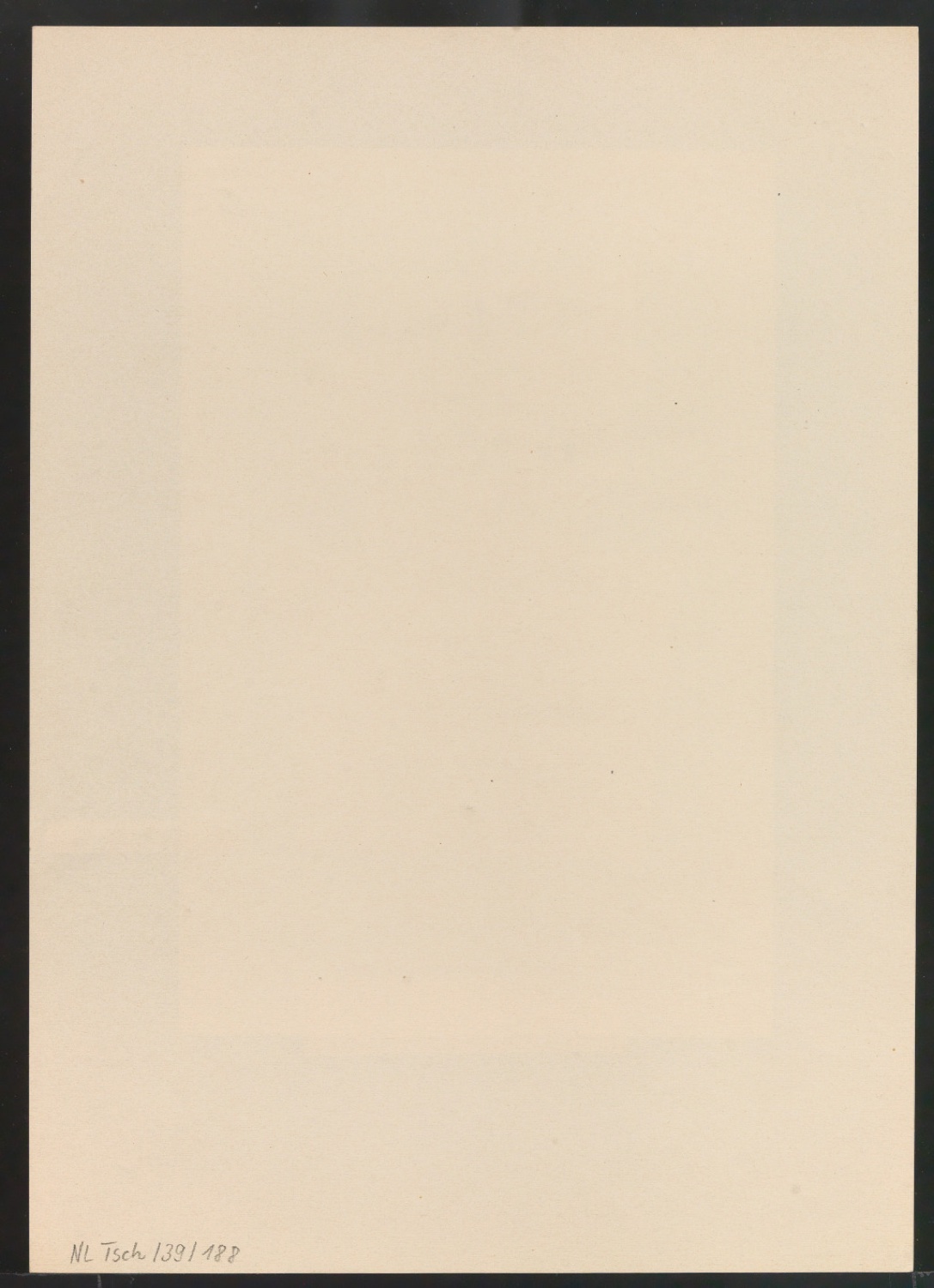 Montierter Entwurf einer Schrifttafel mit Holländischer Textur für Meisterbuch der Schrift — Blatt 2