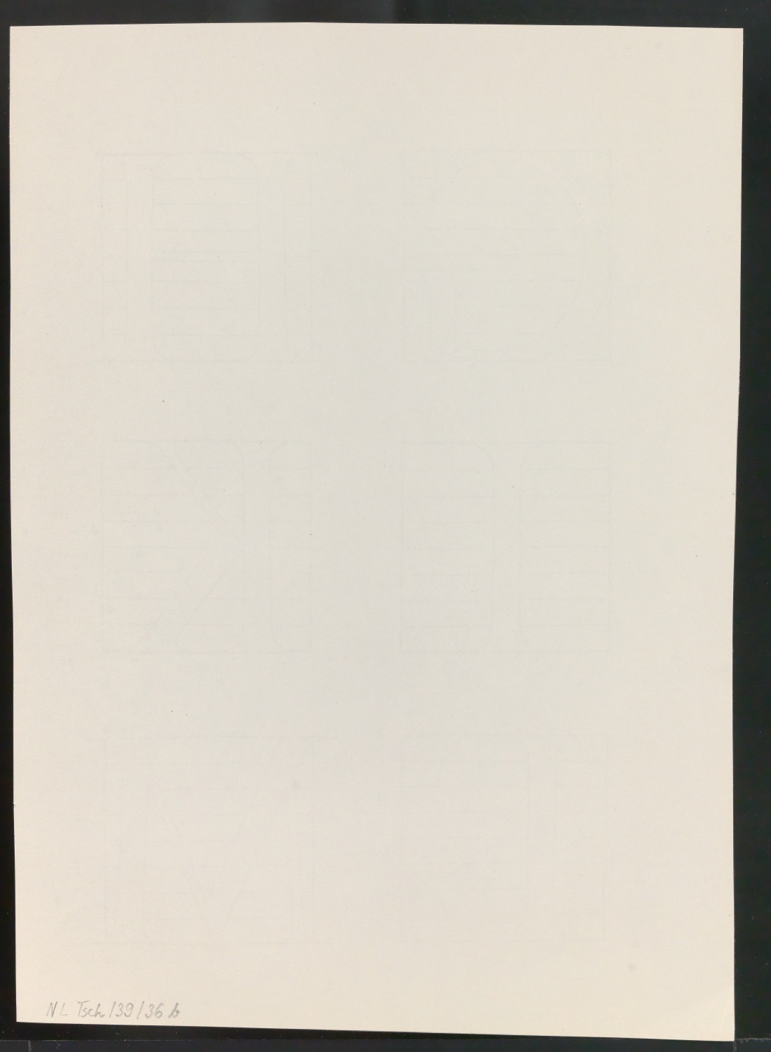 Probedrucke einer Bildtafel nach Vespasiano Amphiareo für Meisterbuch der Schrift — Blatt 4
