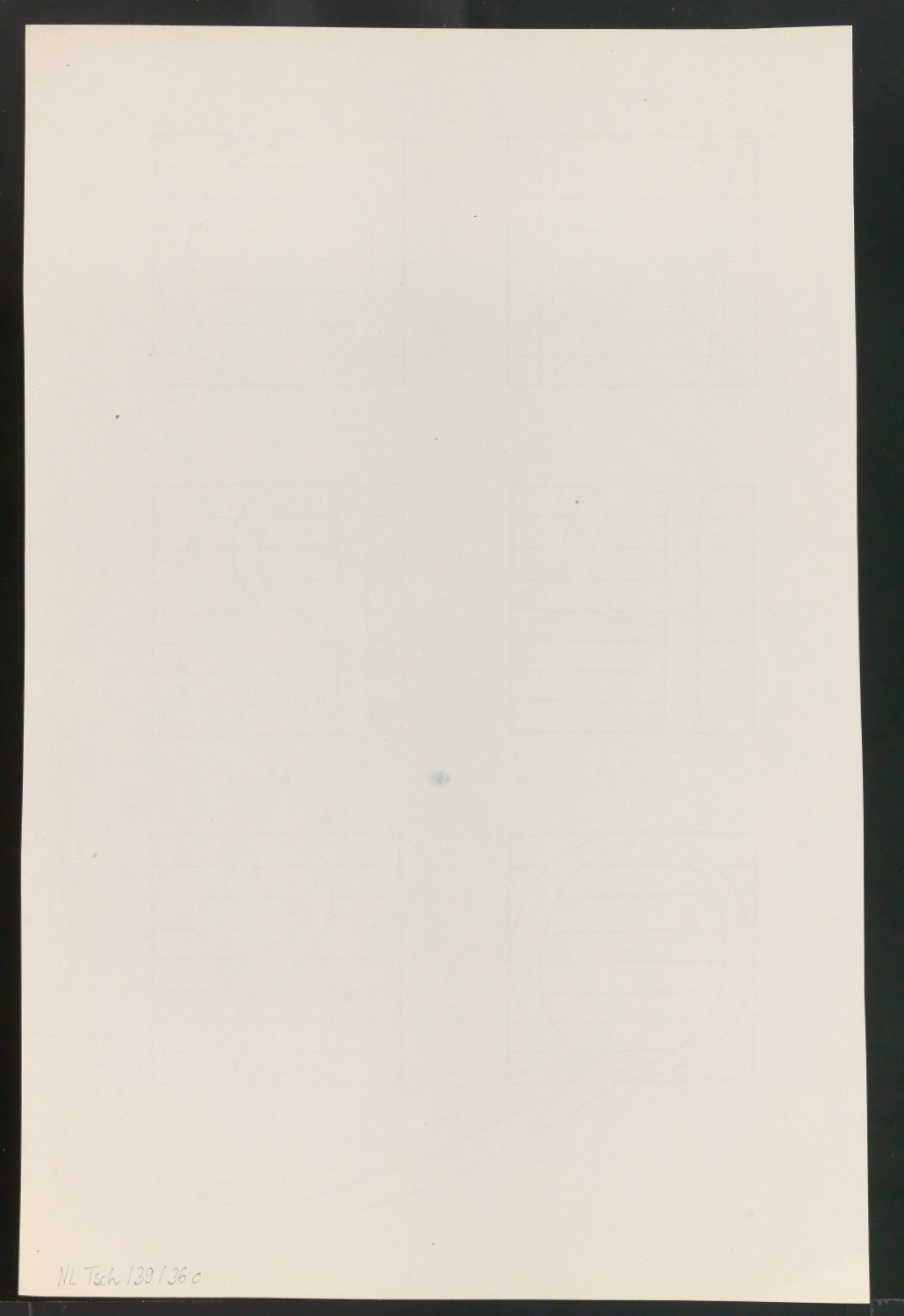 Probedrucke einer Bildtafel nach Vespasiano Amphiareo für Meisterbuch der Schrift — Blatt 6
