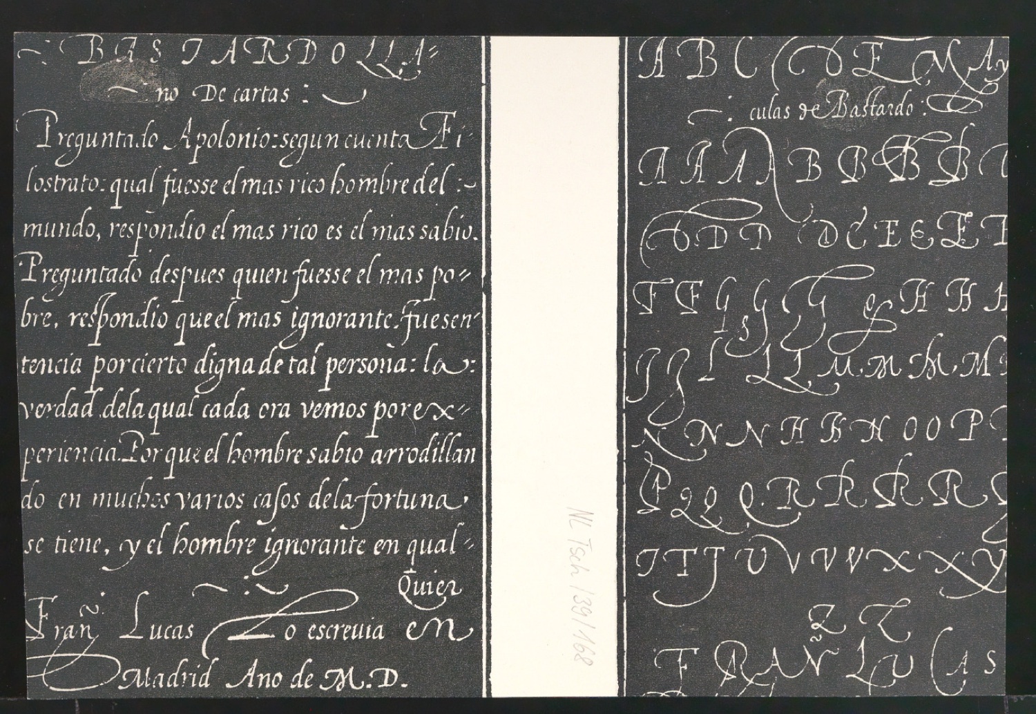Probedrucke von Bildtafeln für Meisterbuch der Schrift — Blatt 4