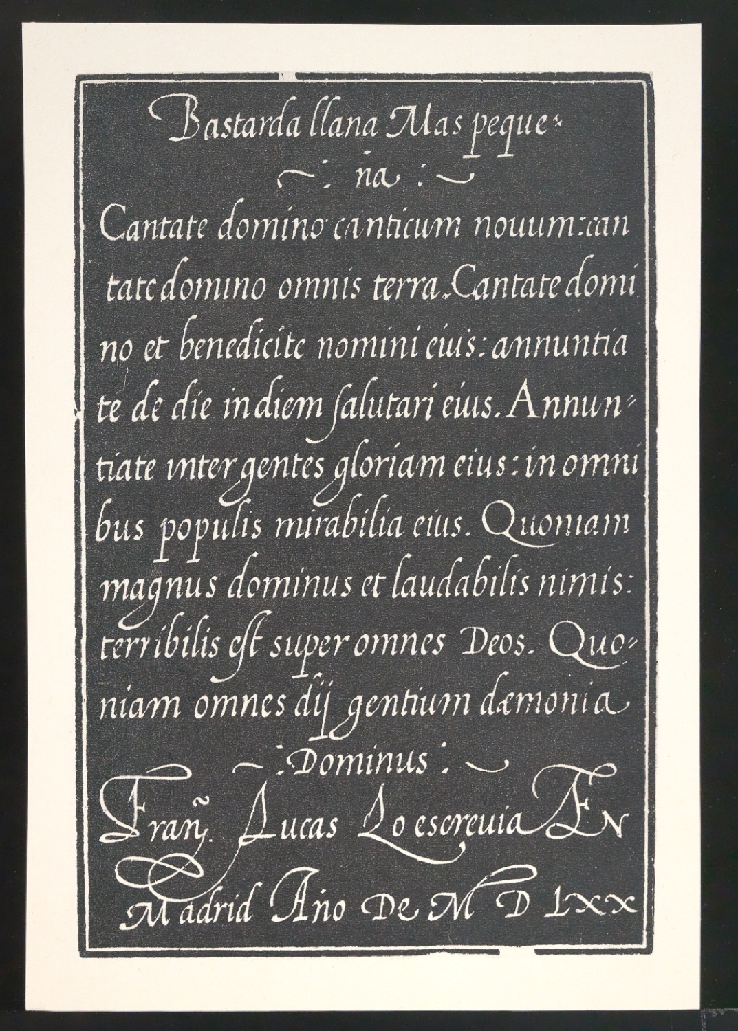 Probedrucke von Bildtafeln für Meisterbuch der Schrift — Blatt 13