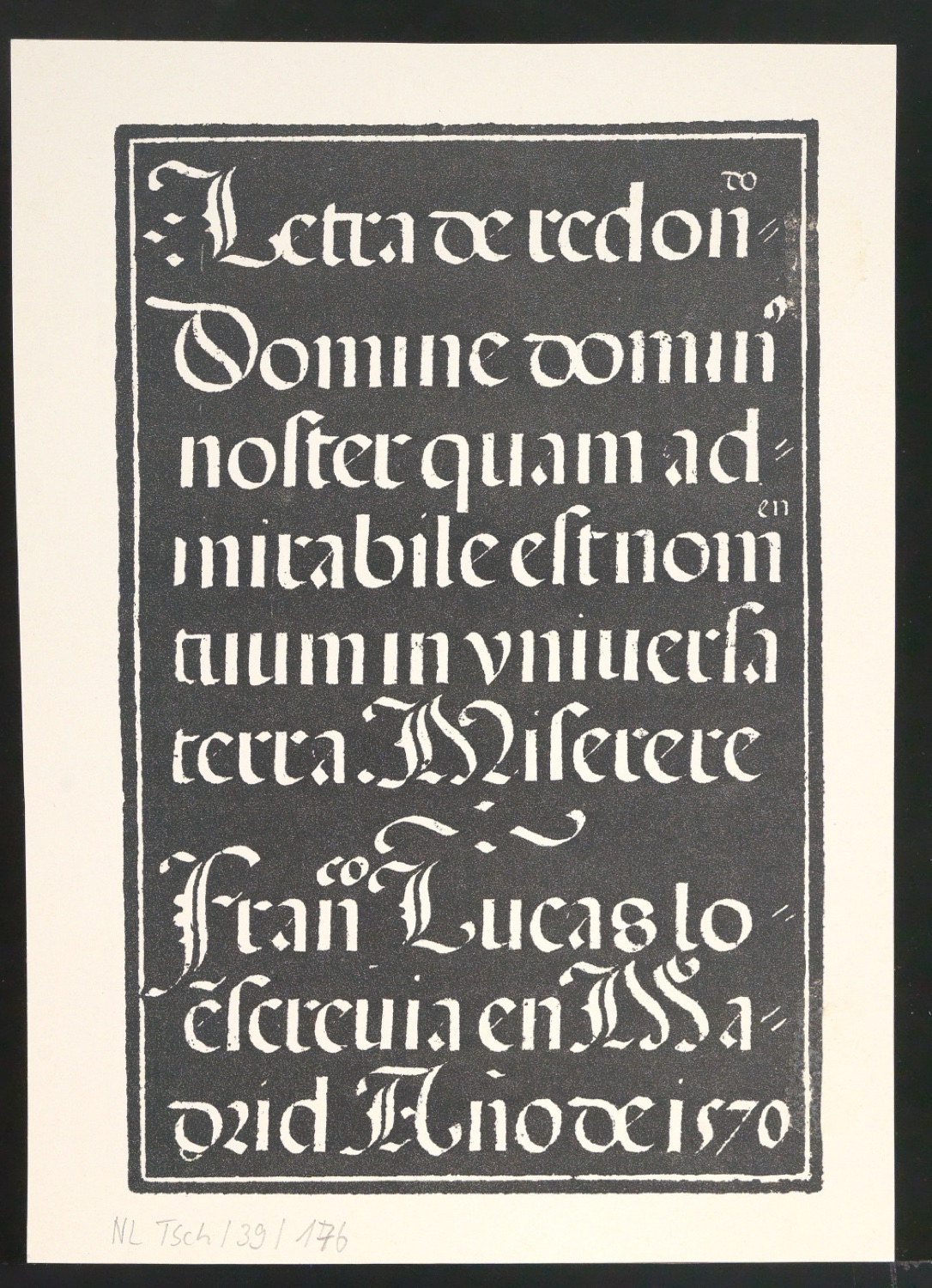 Probedrucke von Bildtafeln für Meisterbuch der Schrift — Blatt 22