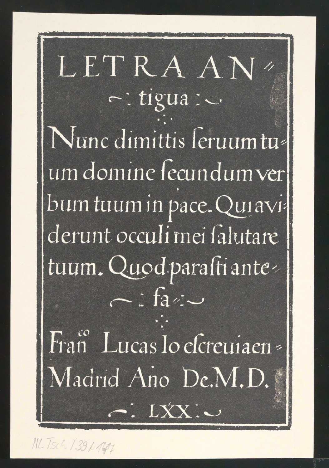 Probedrucke von Bildtafeln für Meisterbuch der Schrift — Blatt 24