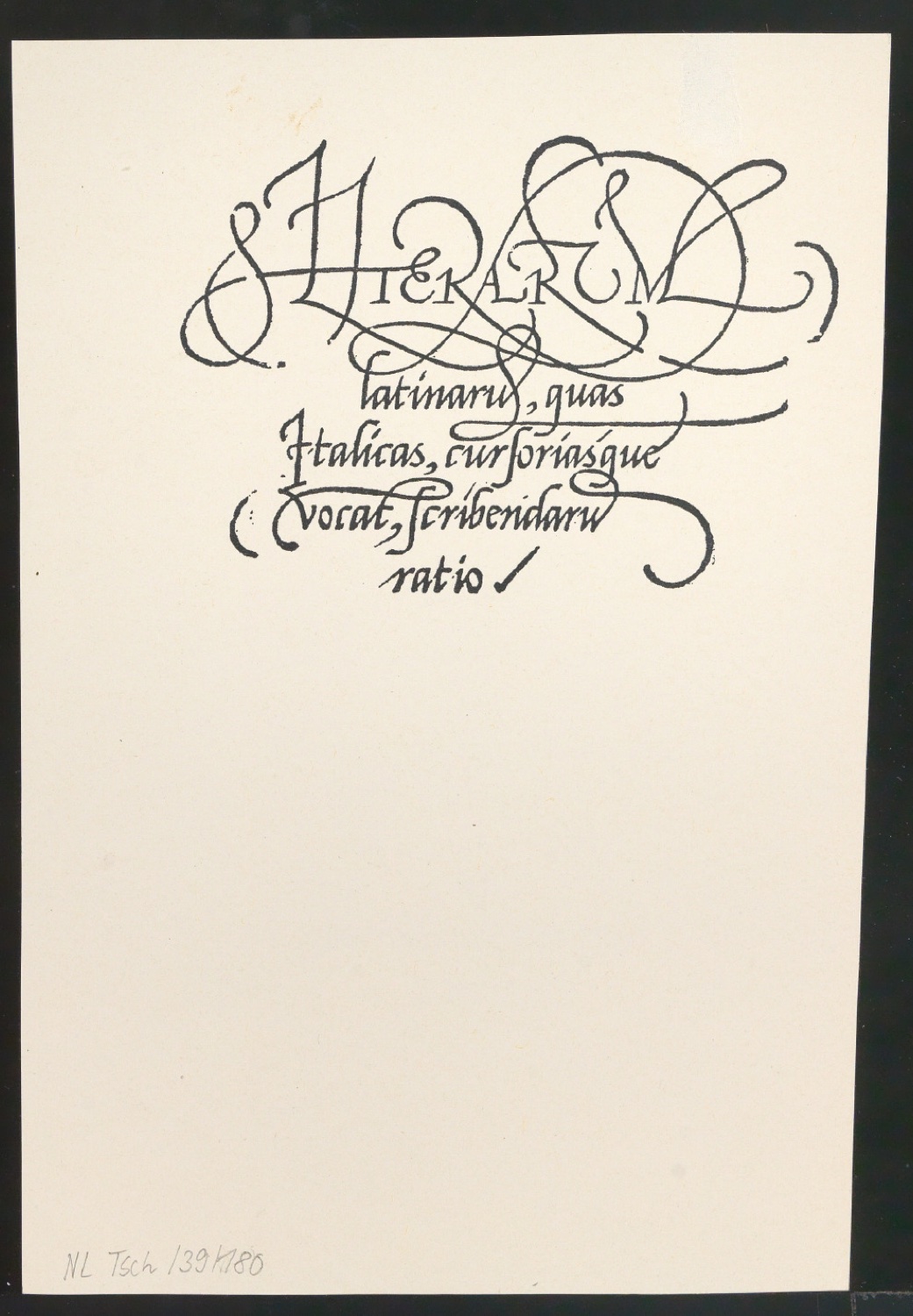 Probedrucke von Bildtafeln für Meisterbuch der Schrift — Blatt 30