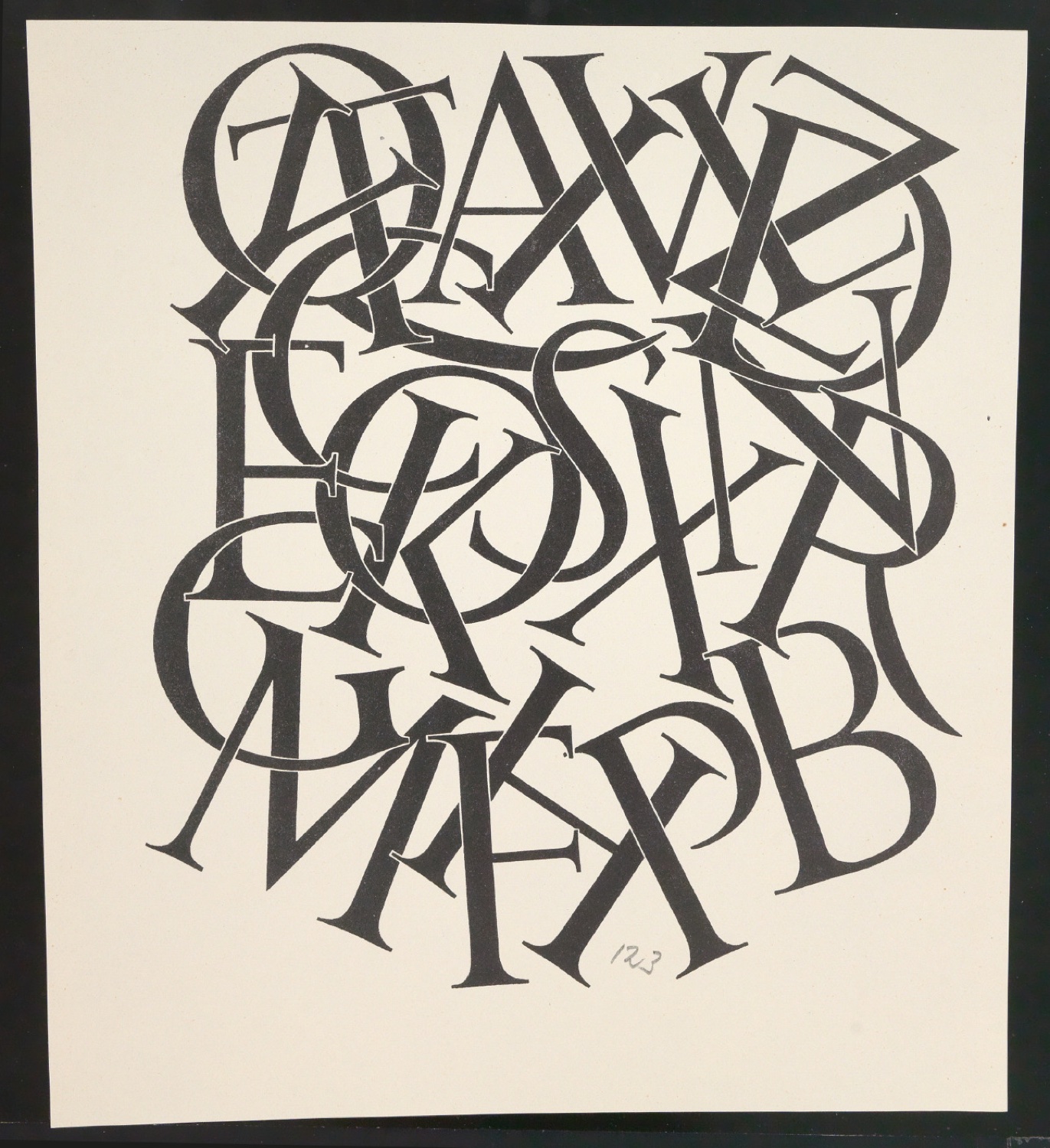 Probedrucke von Bildtafeln für Meisterbuch der Schrift — Blatt 31