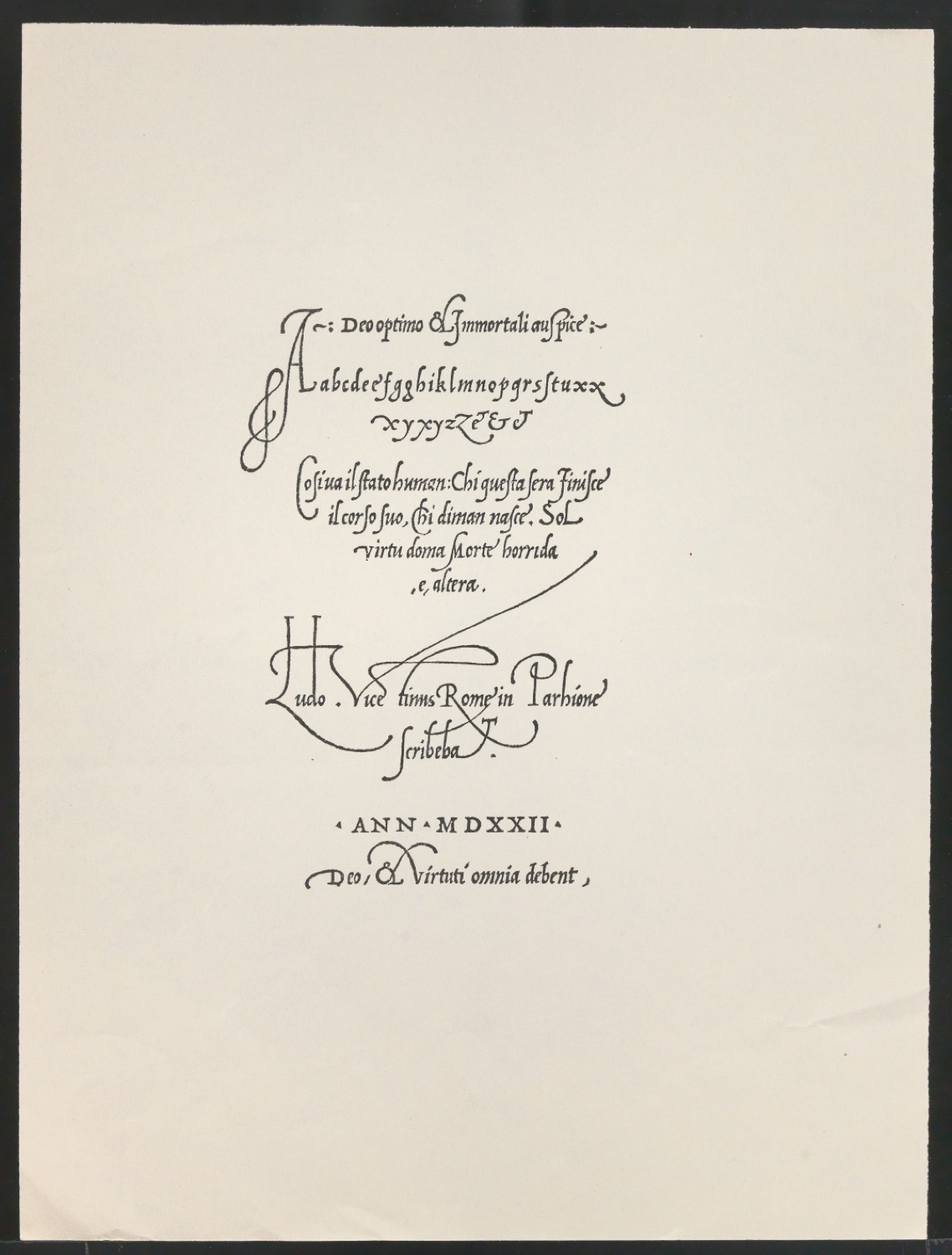 Probedrucke von Bildtafeln für Meisterbuch der Schrift — Blatt 37