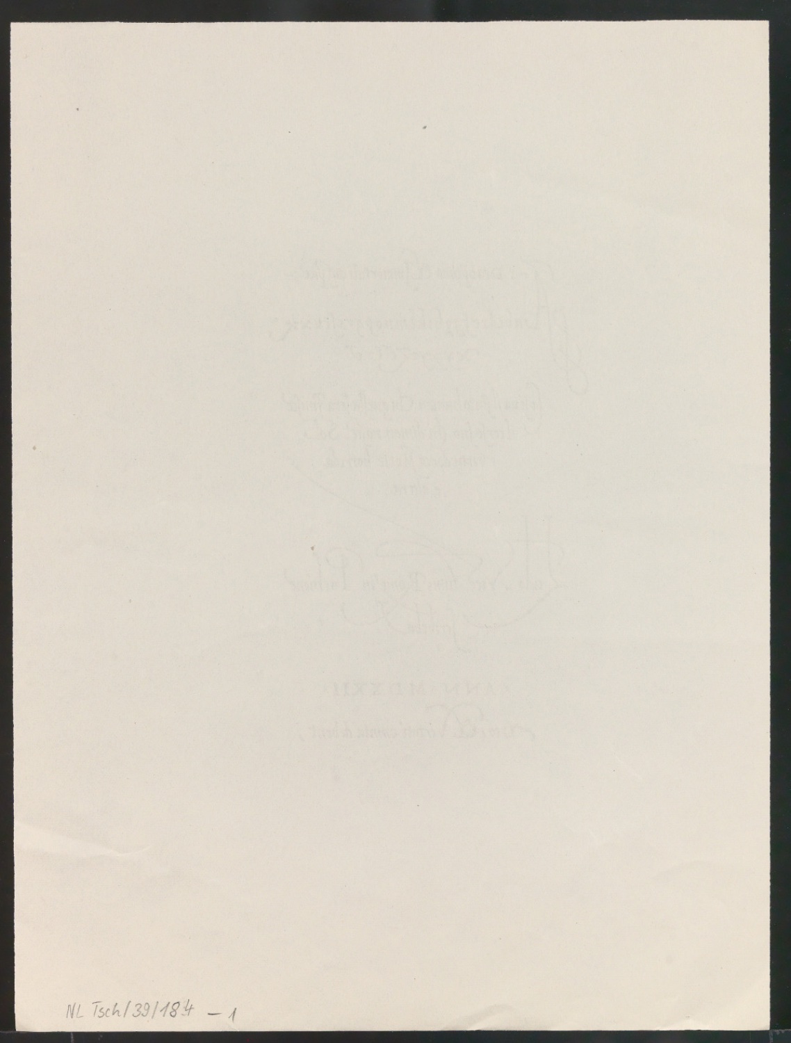 Probedrucke von Bildtafeln für Meisterbuch der Schrift — Blatt 40