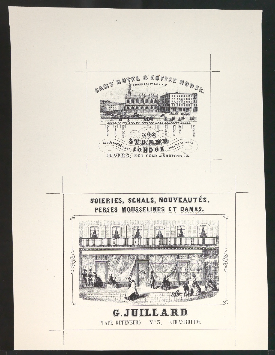 Probedrucke von Bildtafeln für Meisterbuch der Schrift — Blatt 43