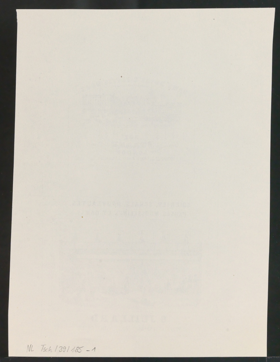Probedrucke von Bildtafeln für Meisterbuch der Schrift — Blatt 44