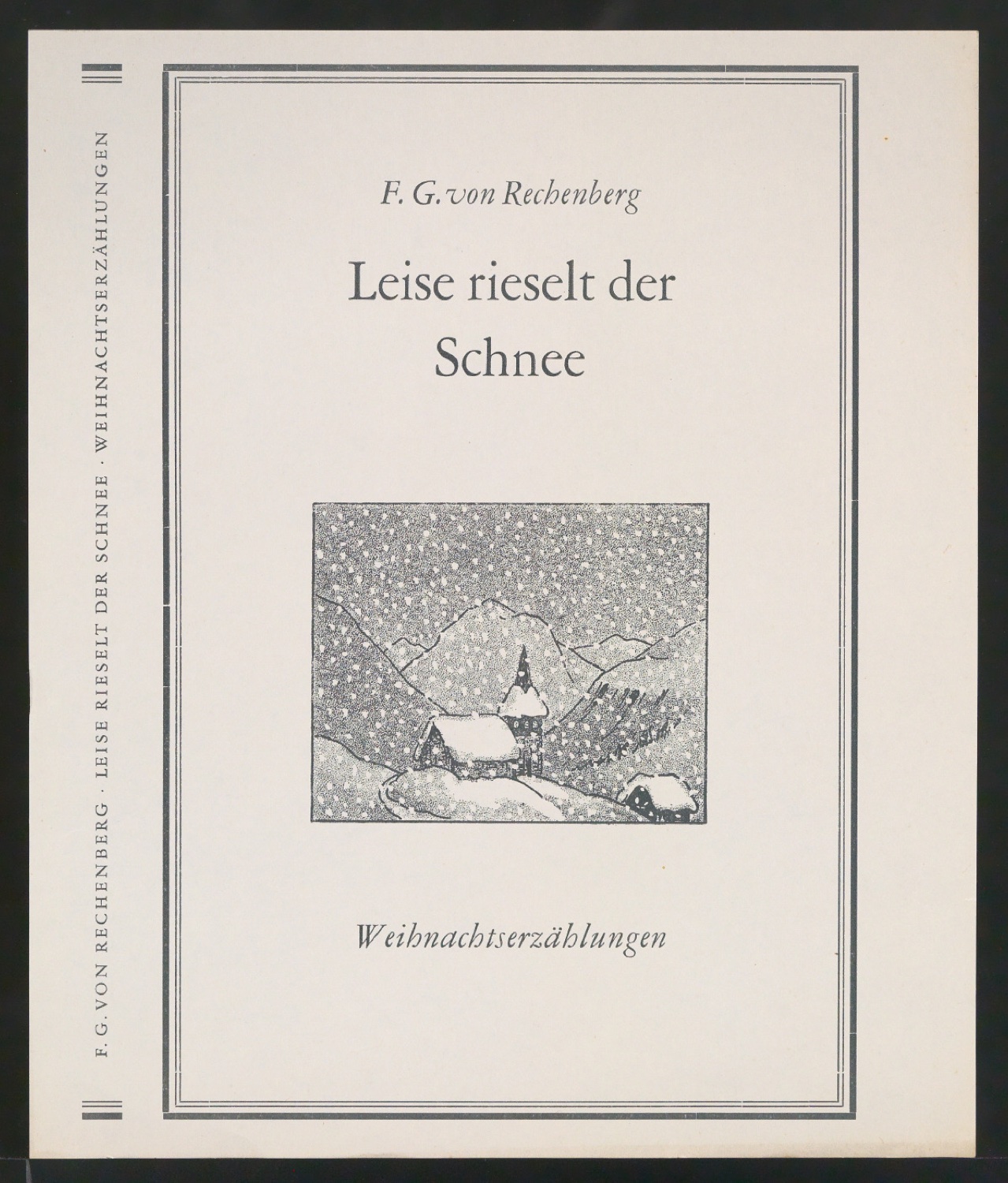 Probedrucke für den Schutzumschlag von Leise rieselt der Schnee — Blatt 1