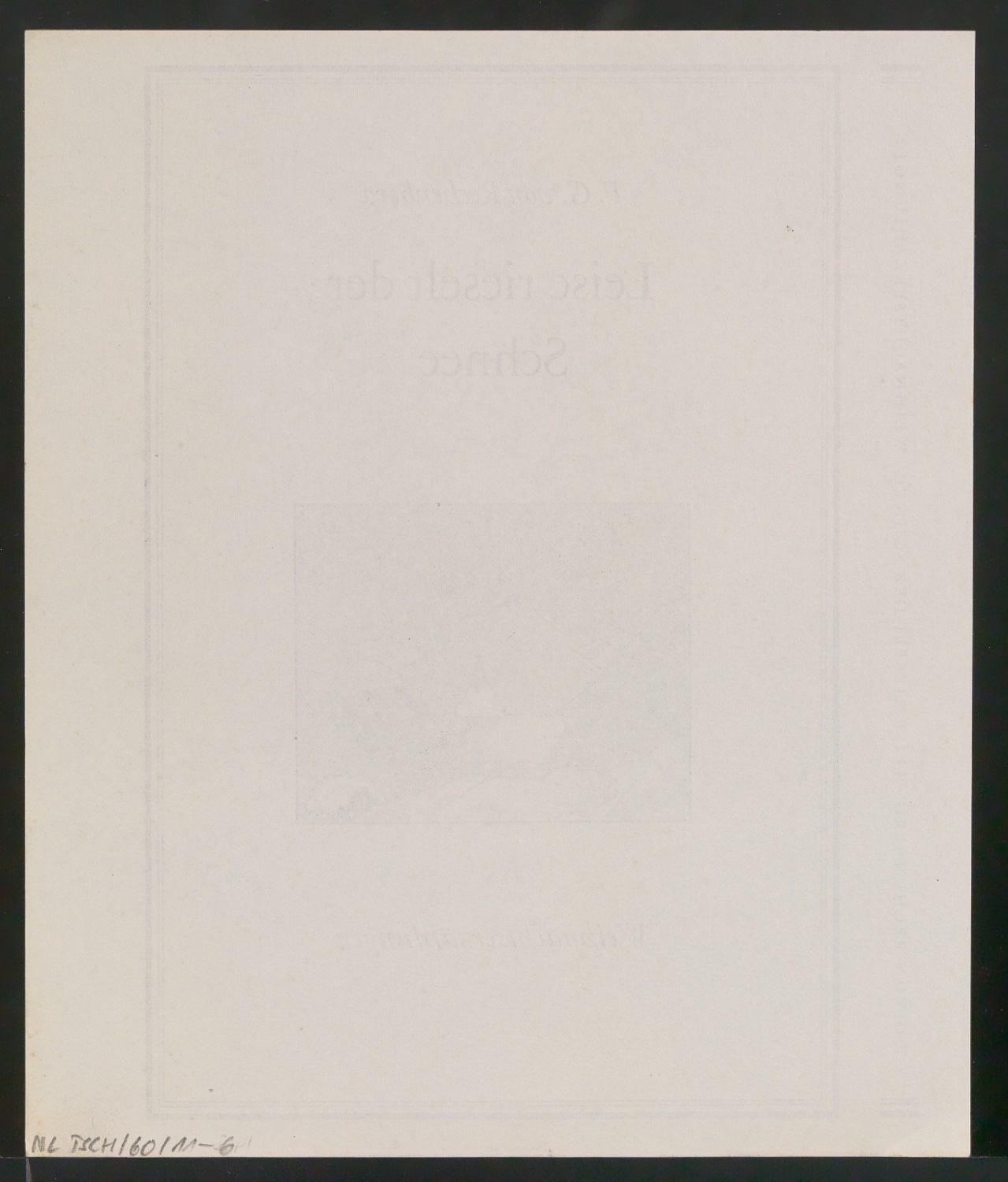 Probedrucke für den Schutzumschlag von Leise rieselt der Schnee — Blatt 12