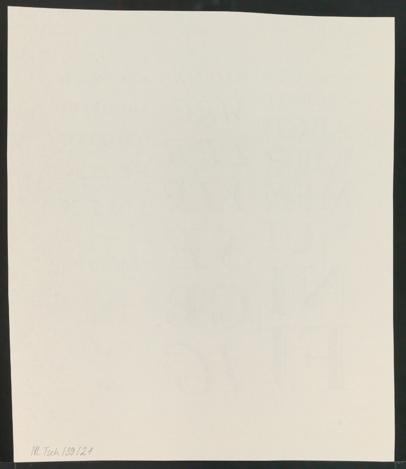 Probedrucke von Bildtafeln für Meisterbuch der Schrift — Blatt 16