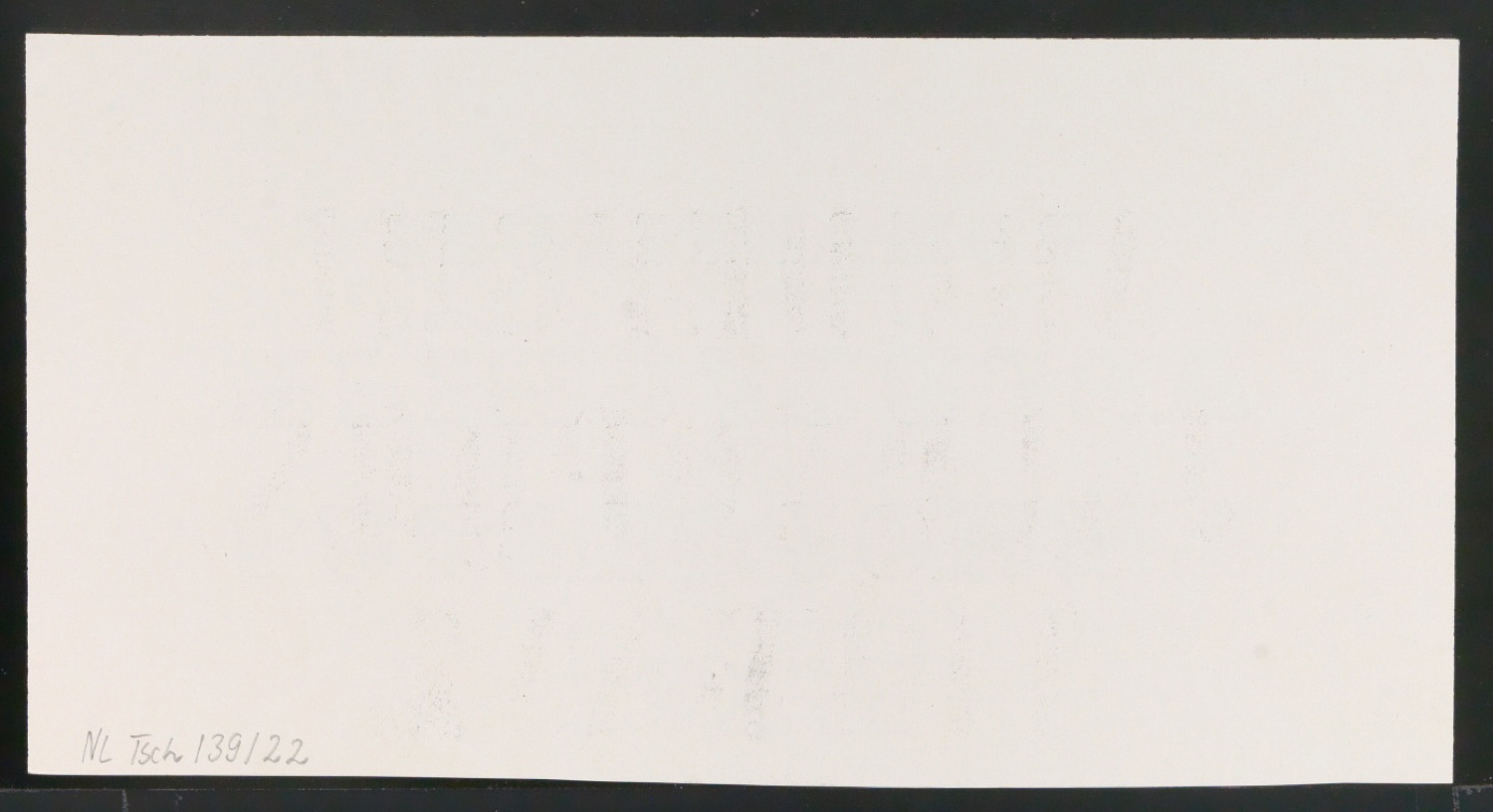 Probedrucke von Bildtafeln für Meisterbuch der Schrift — Blatt 20