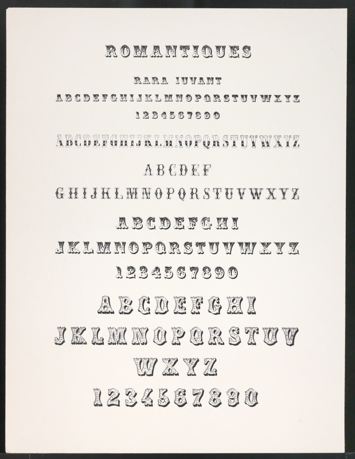 Probedrucke von Bildtafeln für Meisterbuch der Schrift — Blatt 23