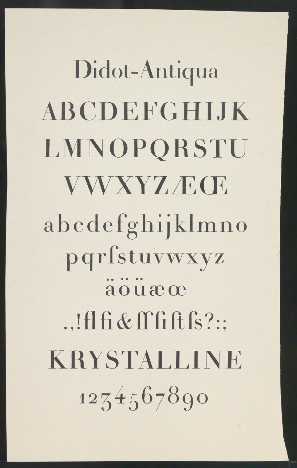 Probedrucke von Bildtafeln für Meisterbuch der Schrift — Blatt 27