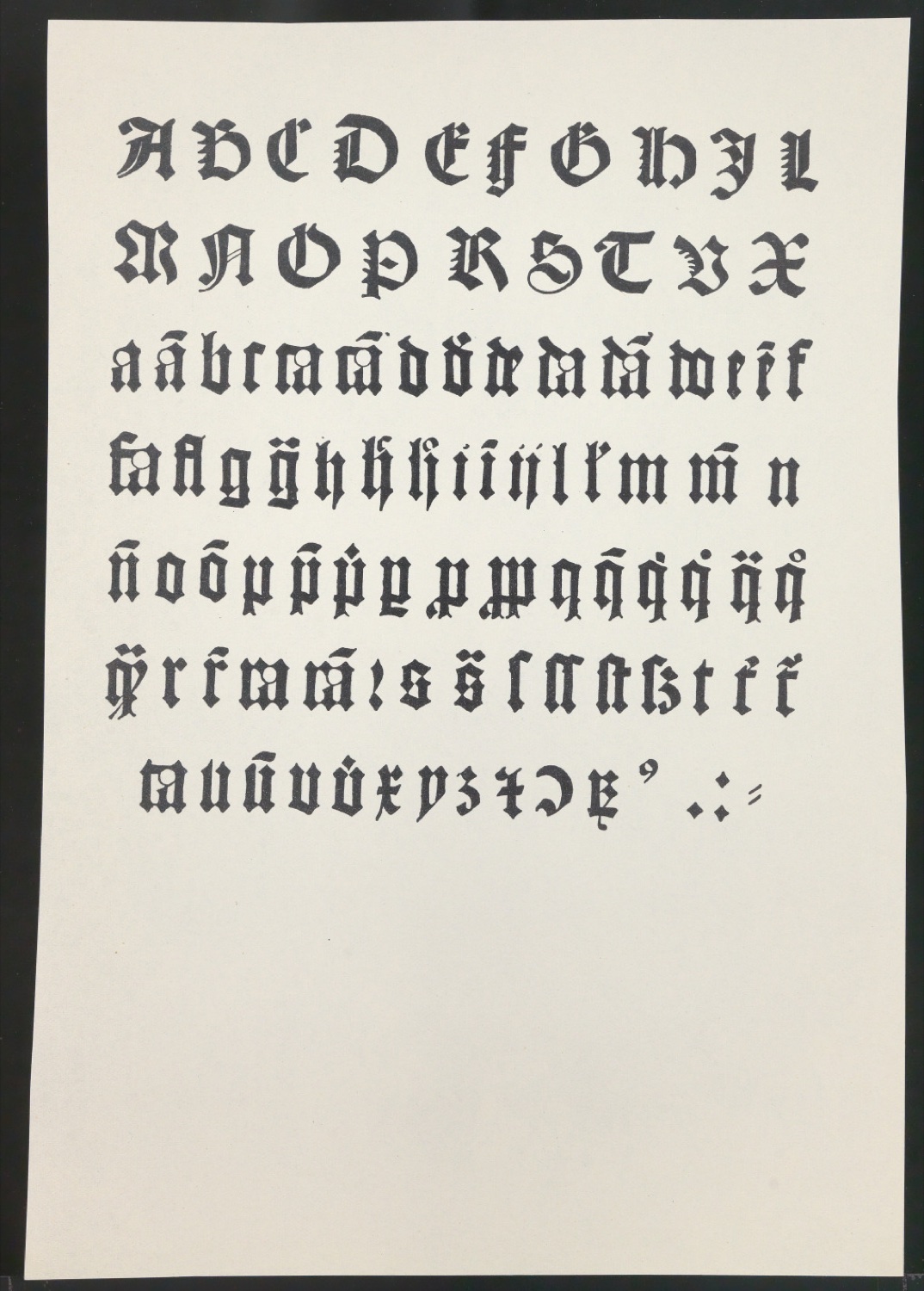 Probedrucke von Bildtafeln für Meisterbuch der Schrift — Blatt 29