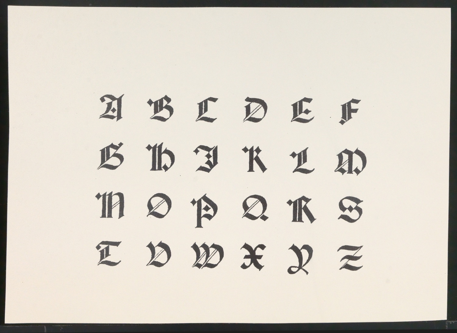 Probedrucke von Bildtafeln für Meisterbuch der Schrift — Blatt 31