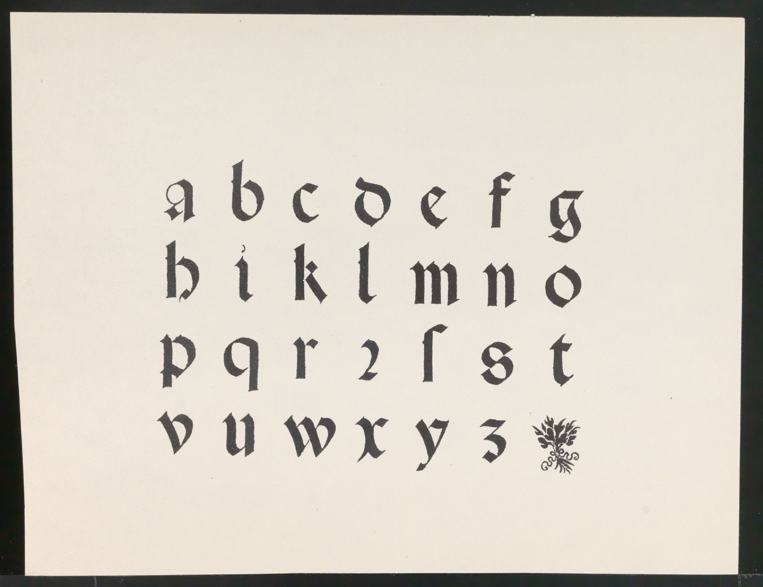 Probedrucke von Bildtafeln für Meisterbuch der Schrift — Blatt 33