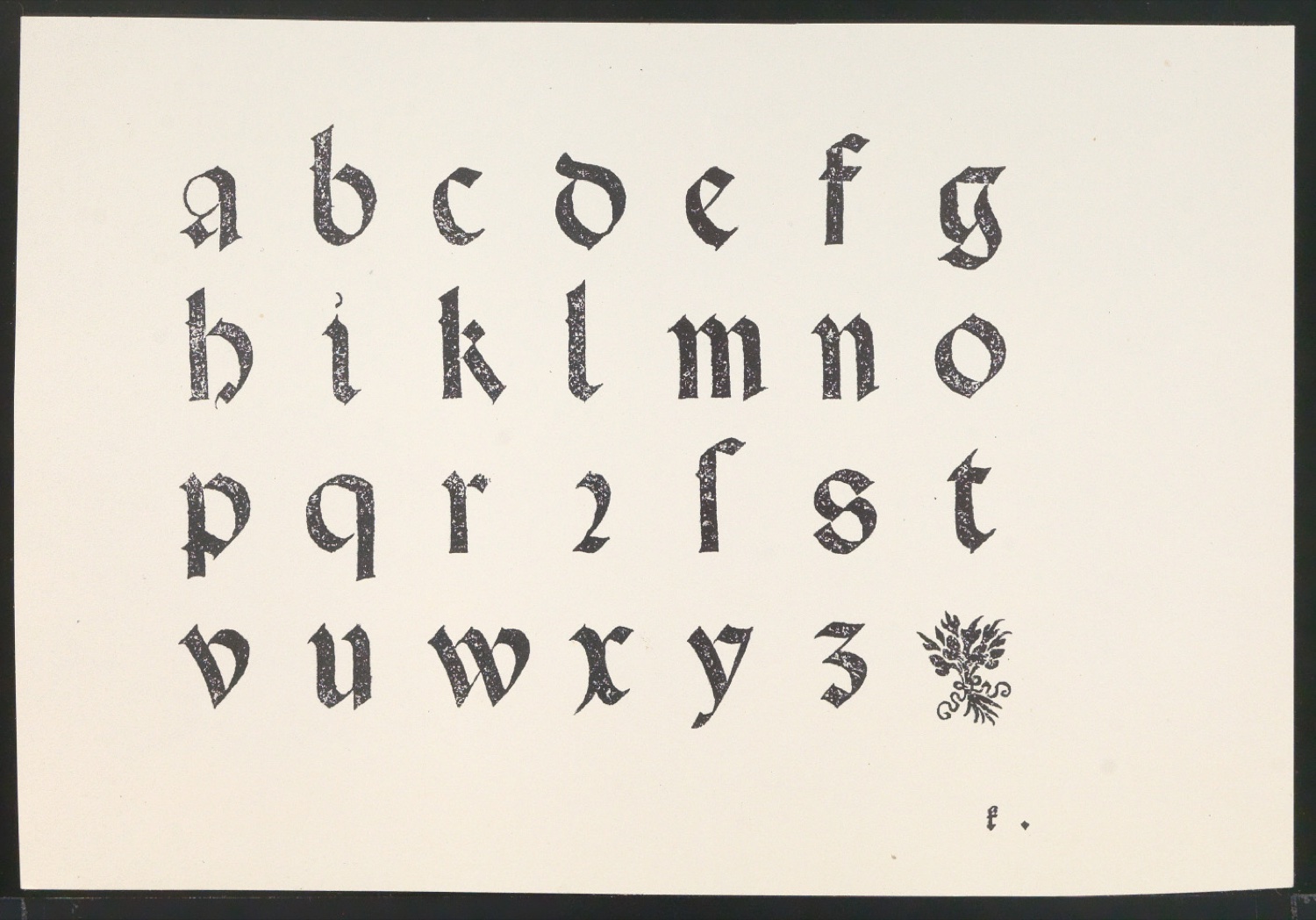 Probedrucke von Bildtafeln für Meisterbuch der Schrift — Blatt 35