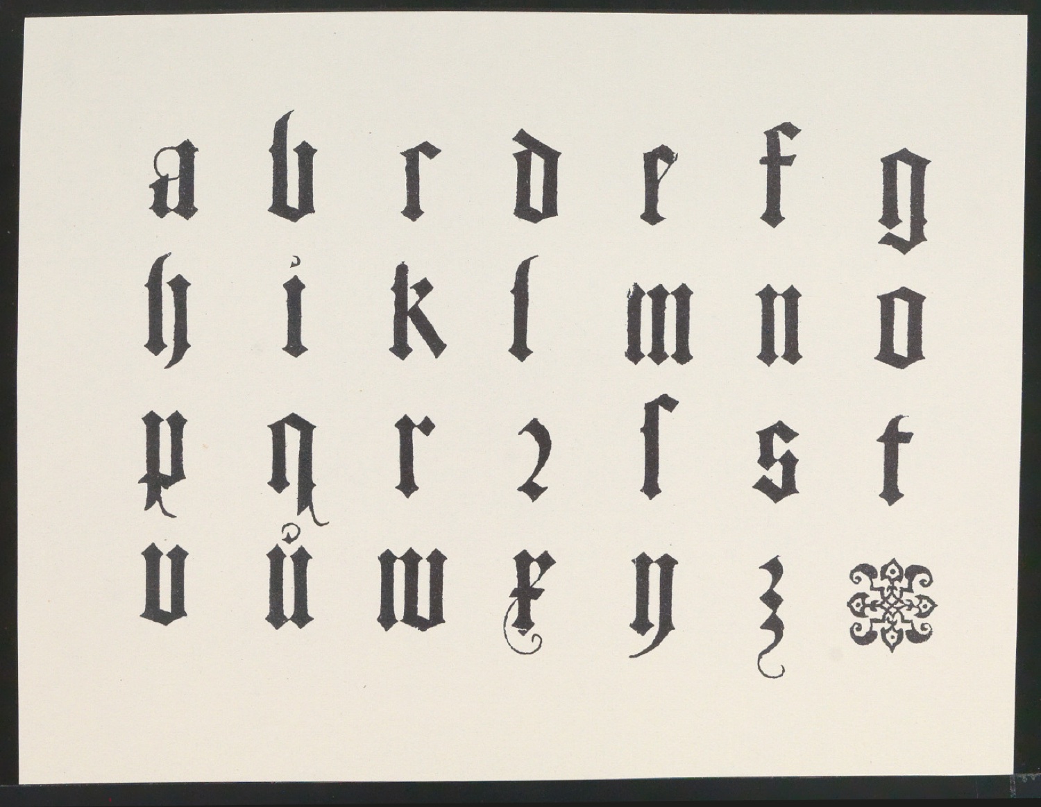 Probedrucke von Bildtafeln für Meisterbuch der Schrift — Blatt 45