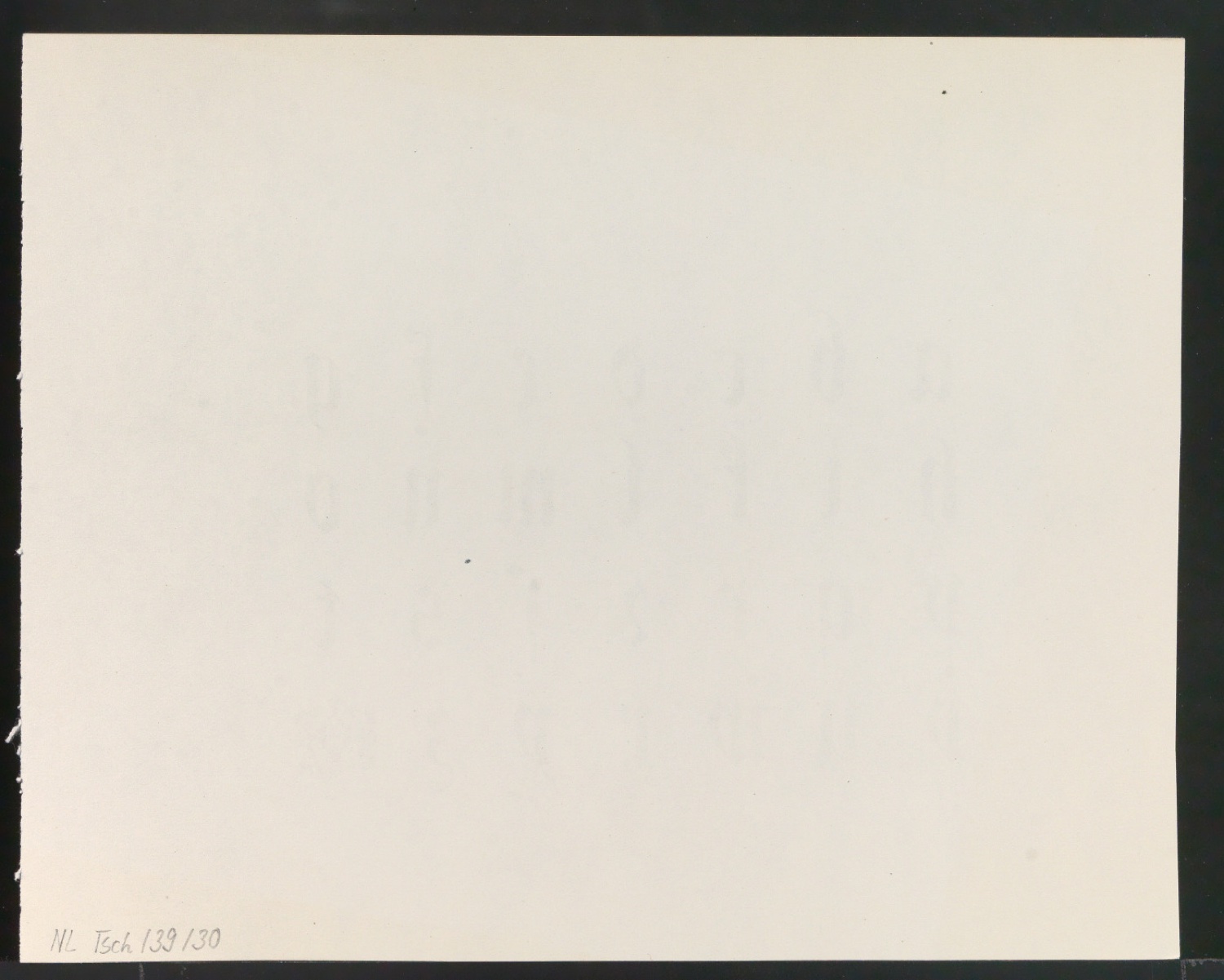 Probedrucke von Bildtafeln für Meisterbuch der Schrift — Blatt 48